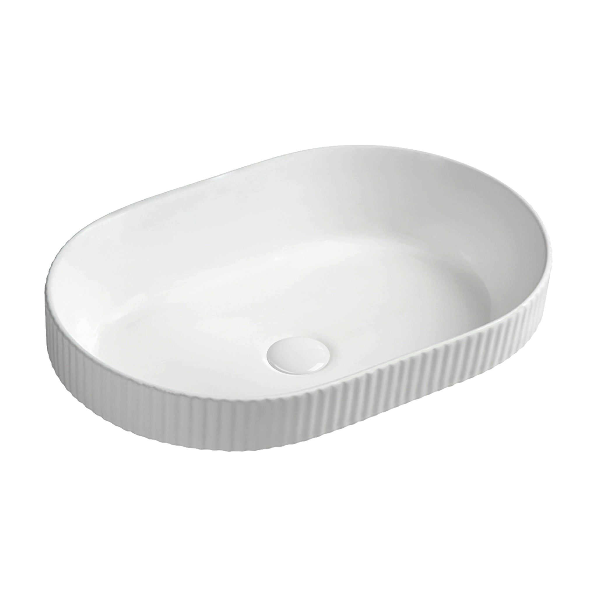 SEIMA CLEO 550 SEMI-INSET BASIN SILK MATTE WHITE 550MM