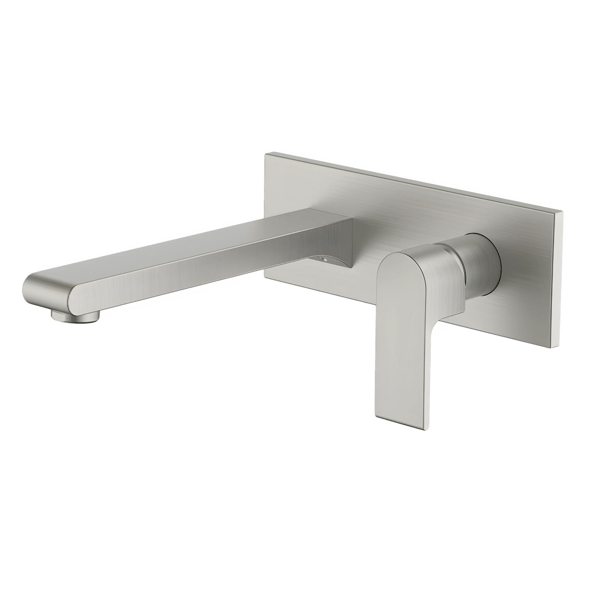 GARETH ASHTON PARK AVENUE WALL BASIN / BATH MIXER SET BRUSHED NICKEL