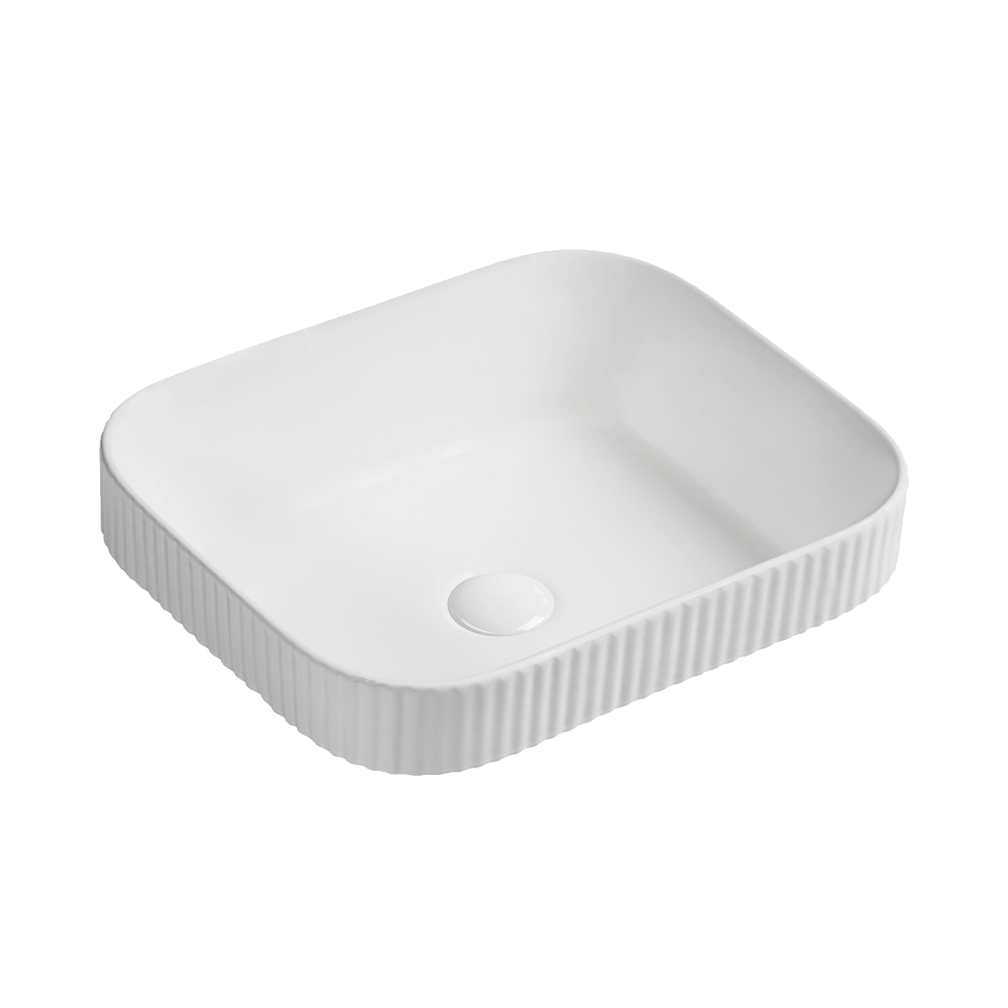 SEIMA CLEO 450 SEMI-INSET BASIN GLOSS WHITE 450MM