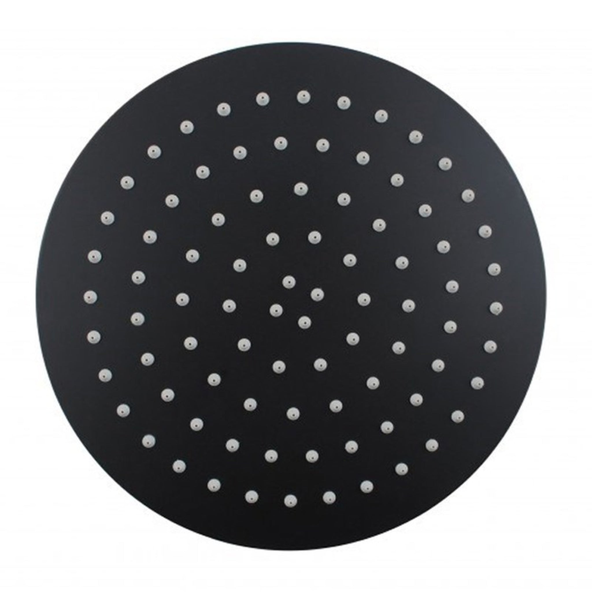 AQUAPERLA ROUND SHOWER HEAD 250MM MATTE BLACK