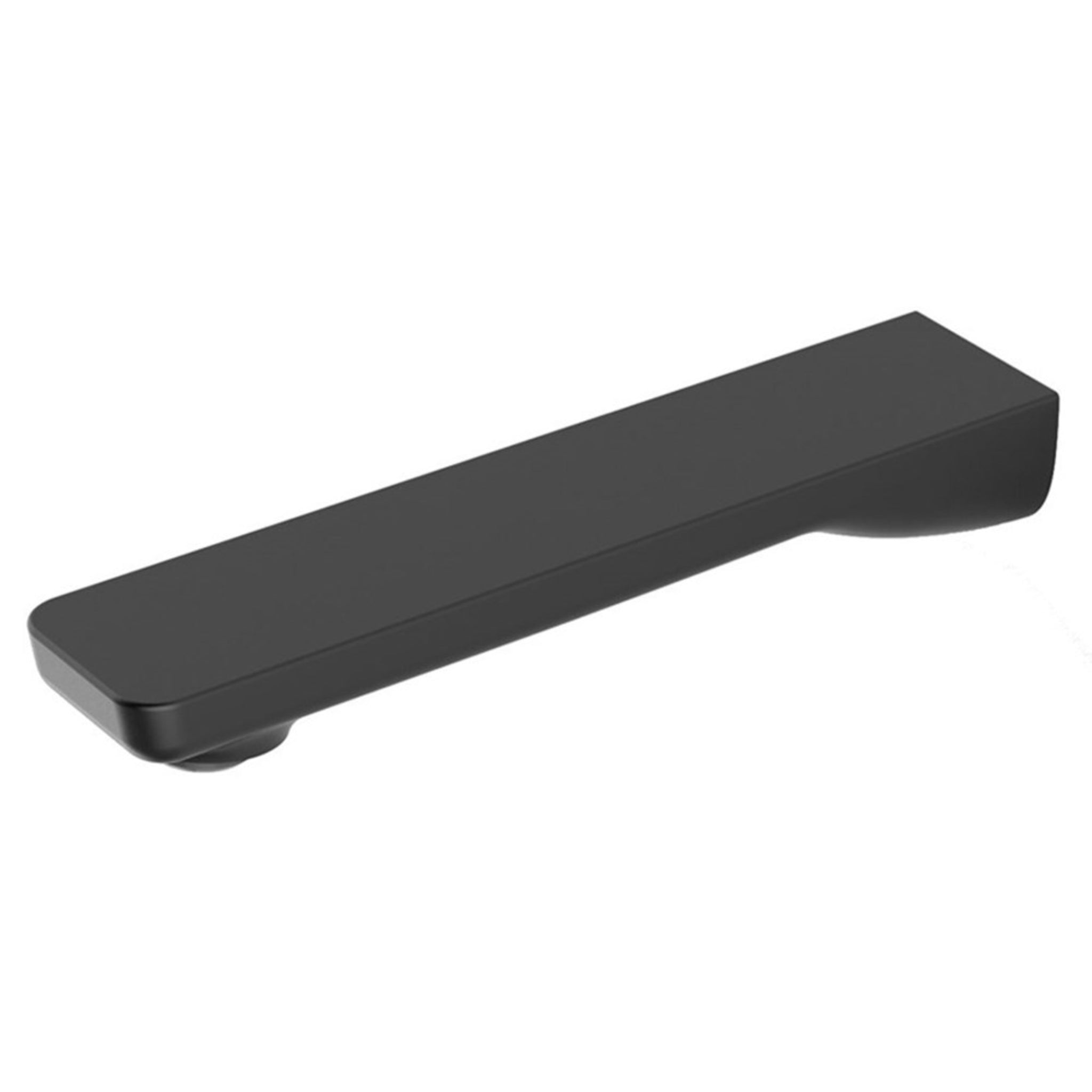 AQUAPERLA IVANO WALL BATH SPOUT 180MM MATTE BLACK