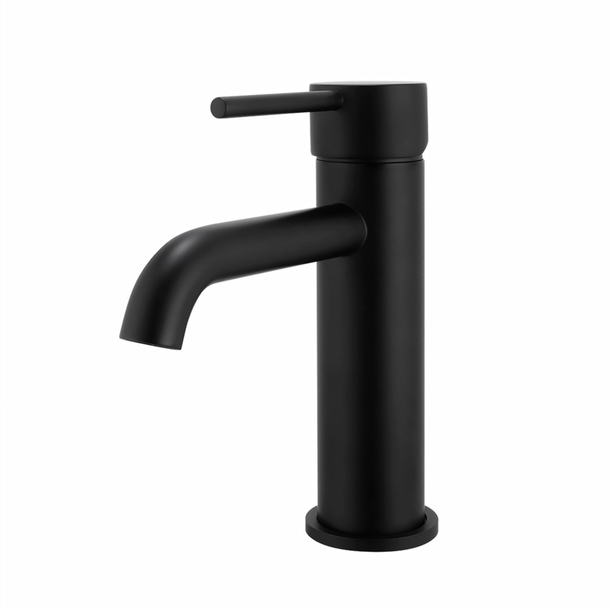 AQUAPERLA LUCID PIN BASIN MIXER 177MM MATTE BLACK