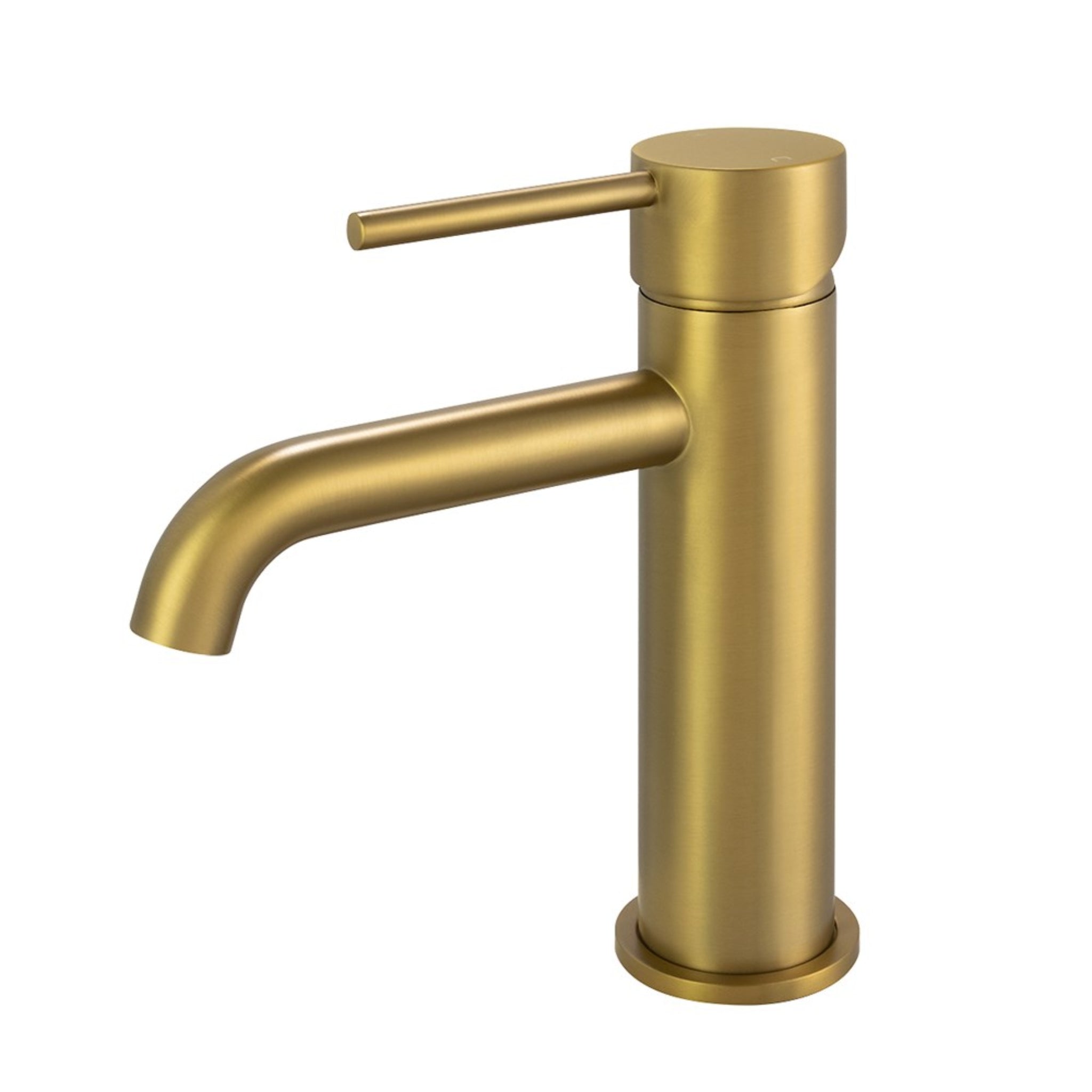 AQUAPERLA LUCID PIN BASIN MIXER 177MM BRUSHED BRASS