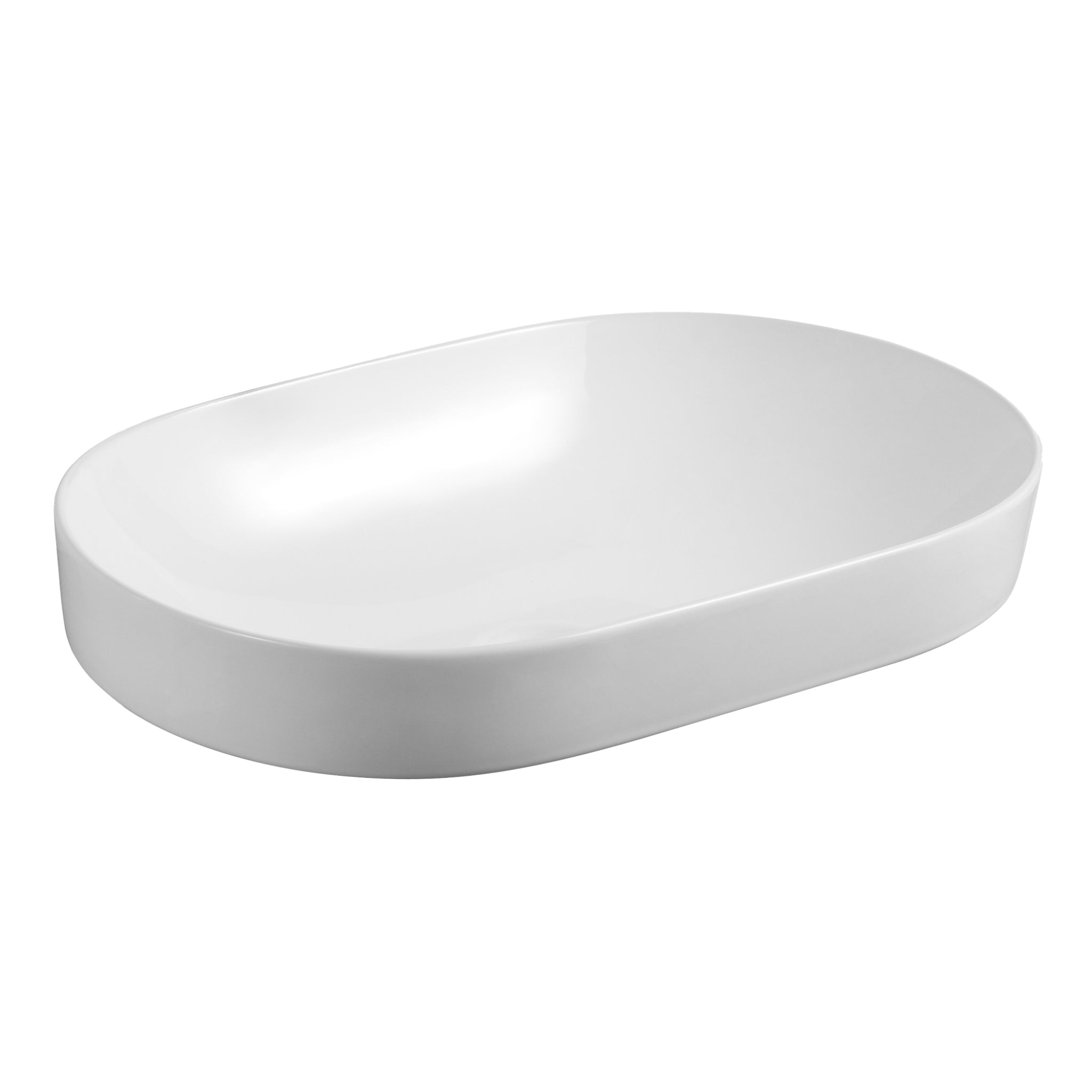 SEIMA OBELLO 550 SEMI-INSET BASIN GLOSS WHITE 550MM