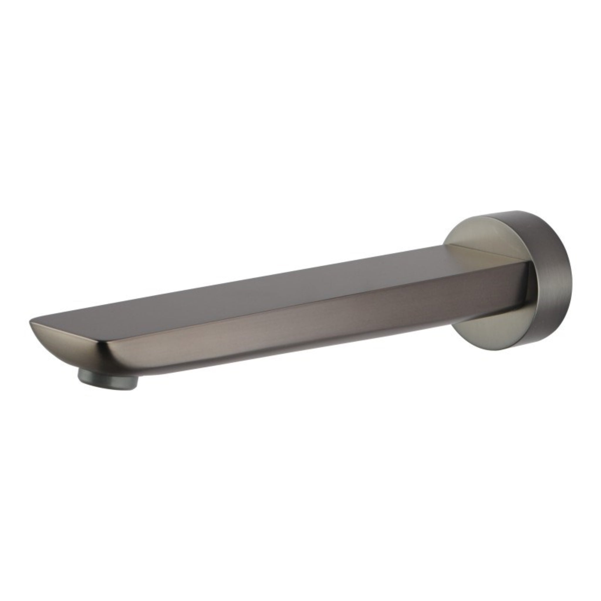 AQUAPERLA RUSHY WALL SPOUT 219MM GUN METAL GREY