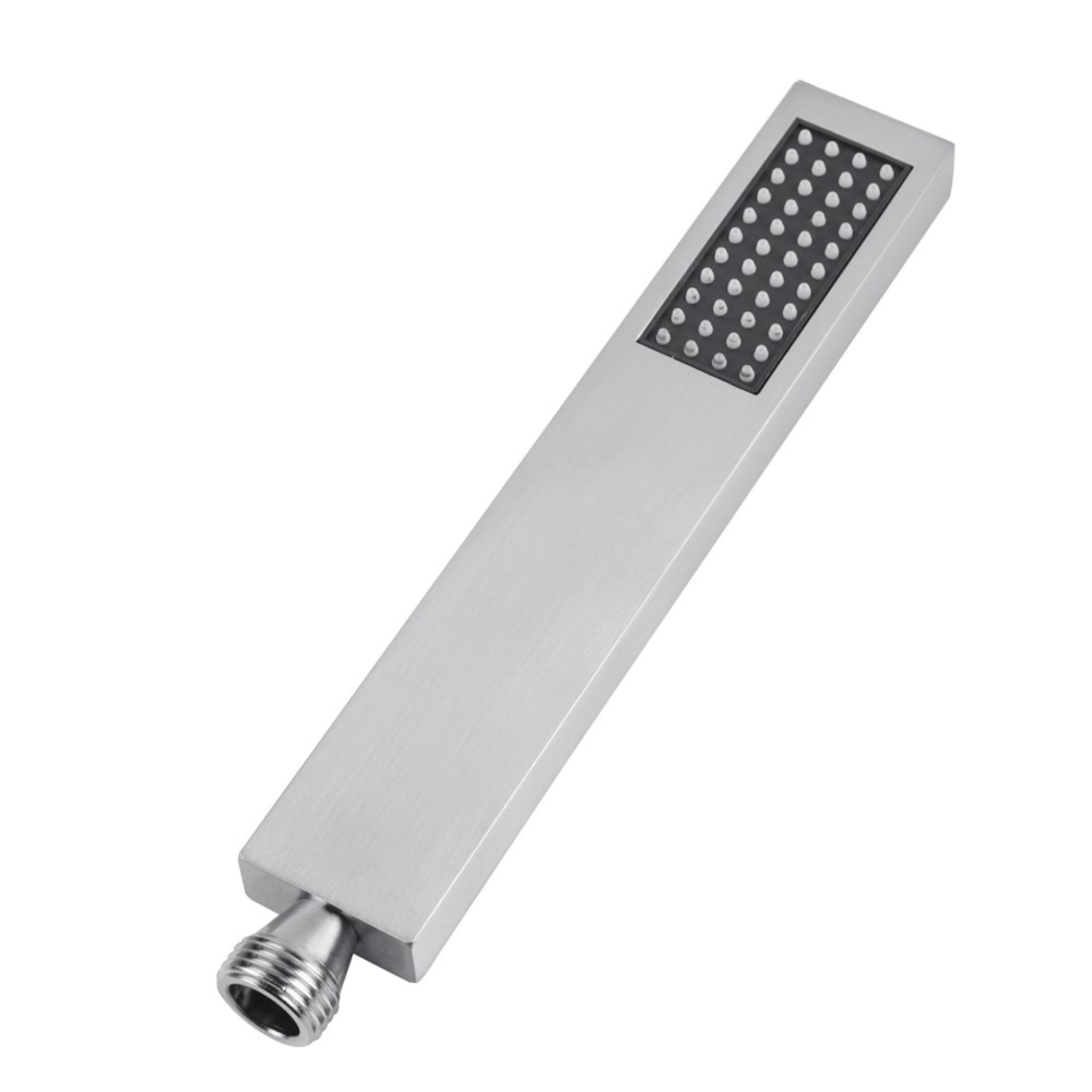 AQUAPERLA SQUARE HANDHELD SHOWER 200MM BRUSHED NICKEL