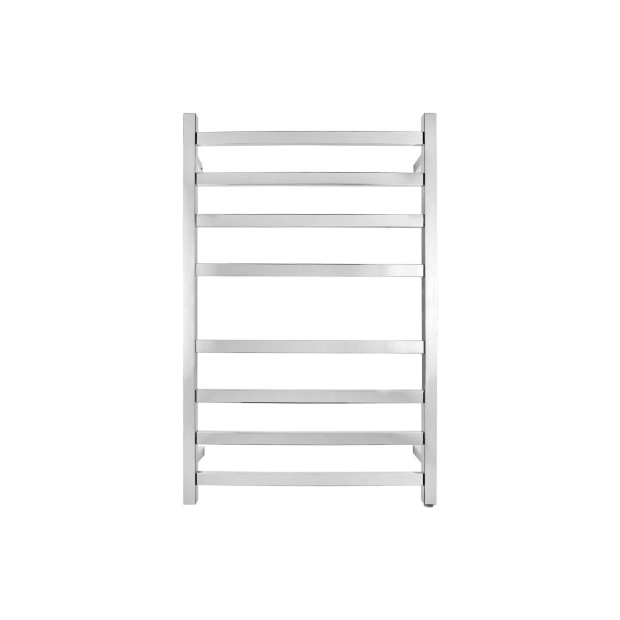 AQUAPERLA 8-BAR SQUARE LADDER HEATED TOWEL RAIL 912MM CHROME