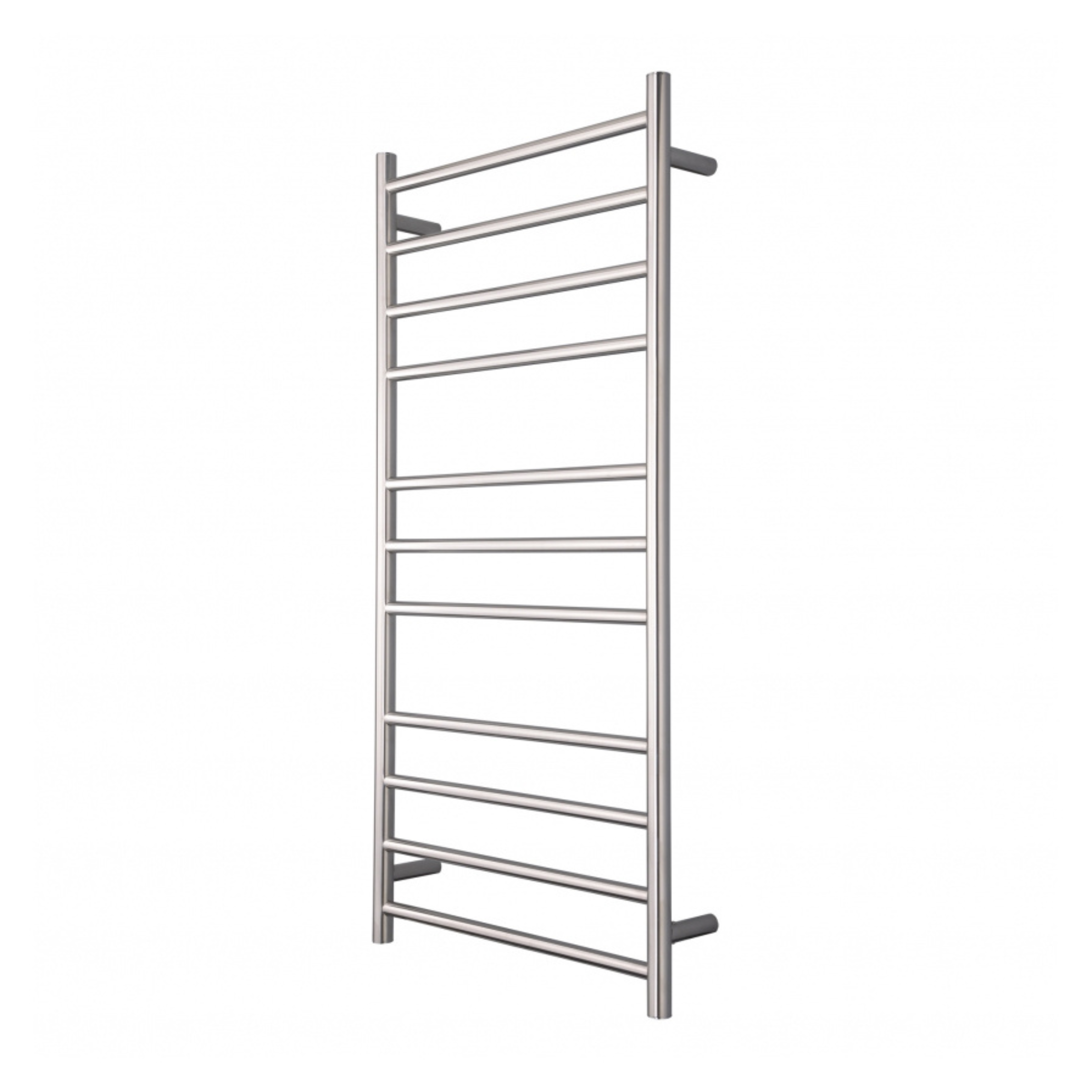 HEIRLOOM GENESIS HEATED TOWEL RAIL BRUSHED STAINLESS STEEL 1220MM