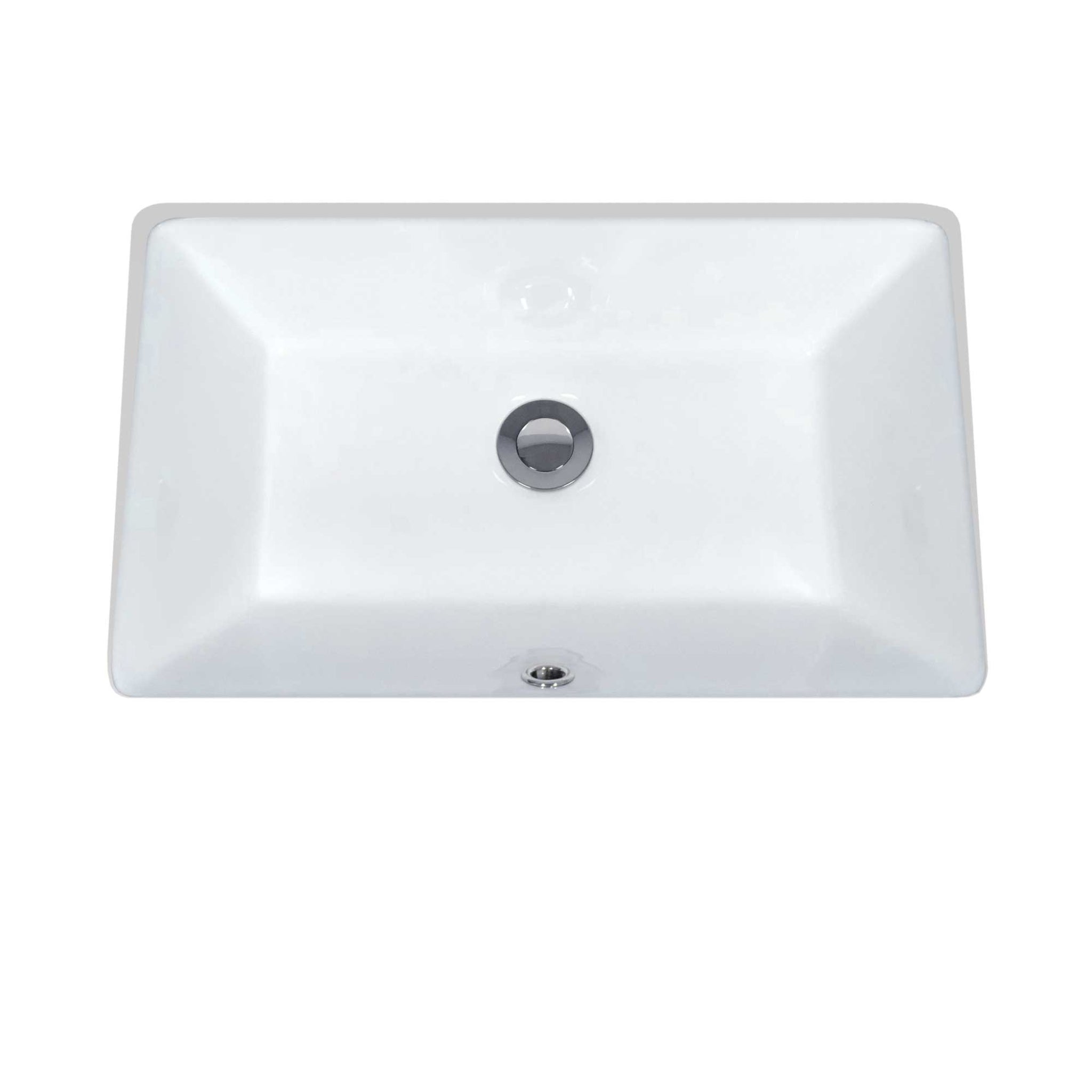 SEIMA KYRA 216 UNDER COUNTER BASIN WITH OVERFLOW GLOSS WHITE 475MM