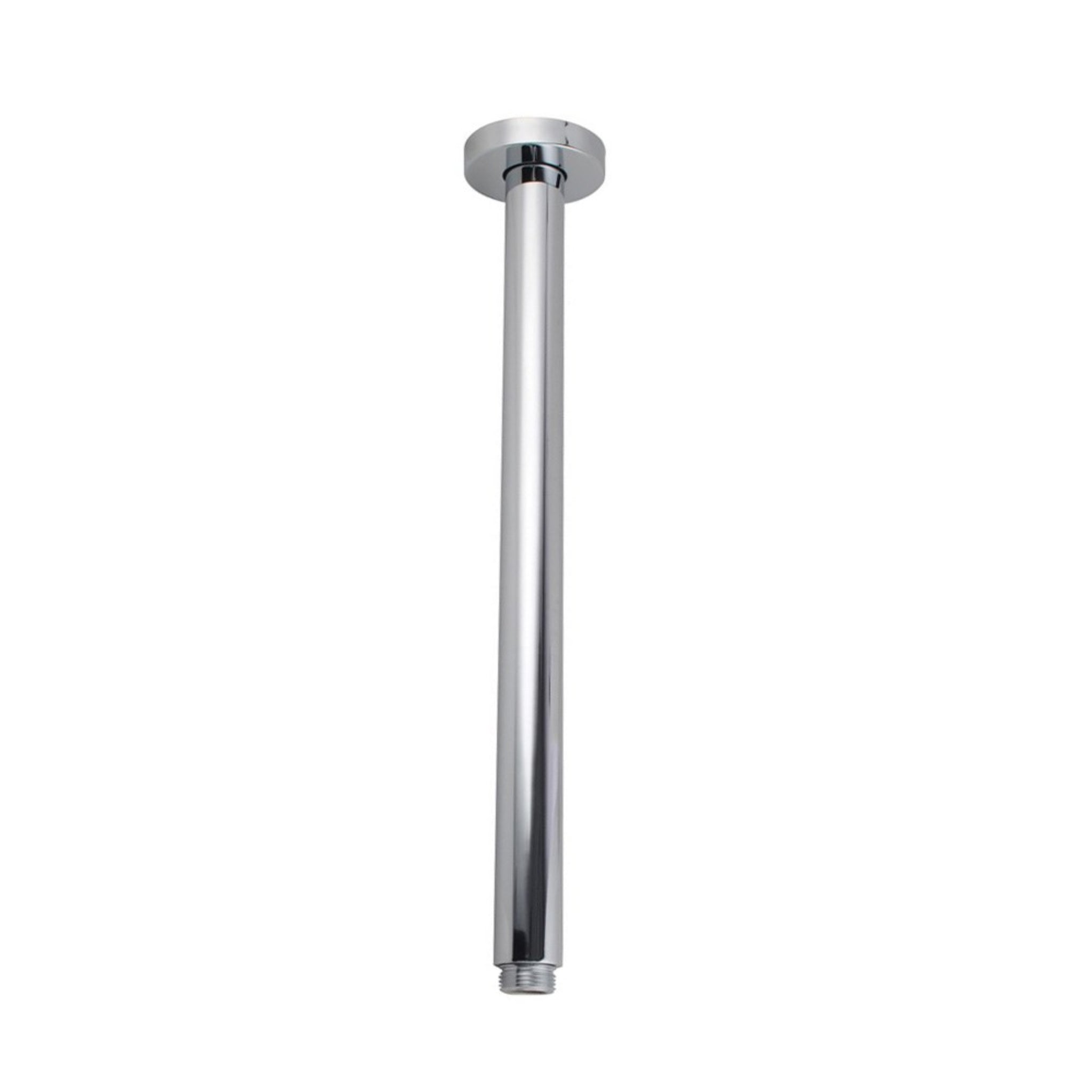 AQUAPERLA ROUND CEILING SHOWER ARM 400MM CHROME