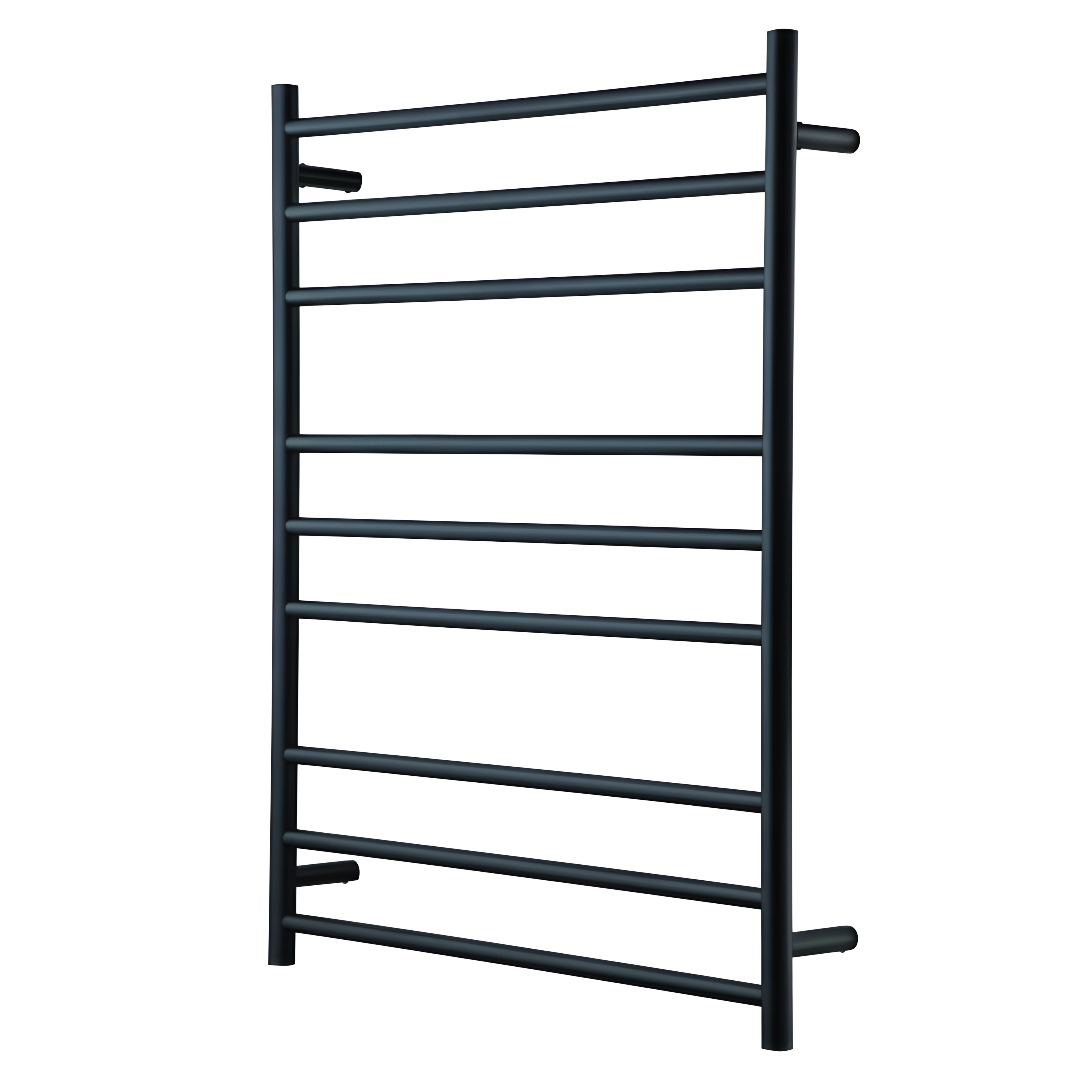 HEIRLOOM GENESIS EXTENDED HEATED TOWEL RAIL NERO BLACK 1025MM