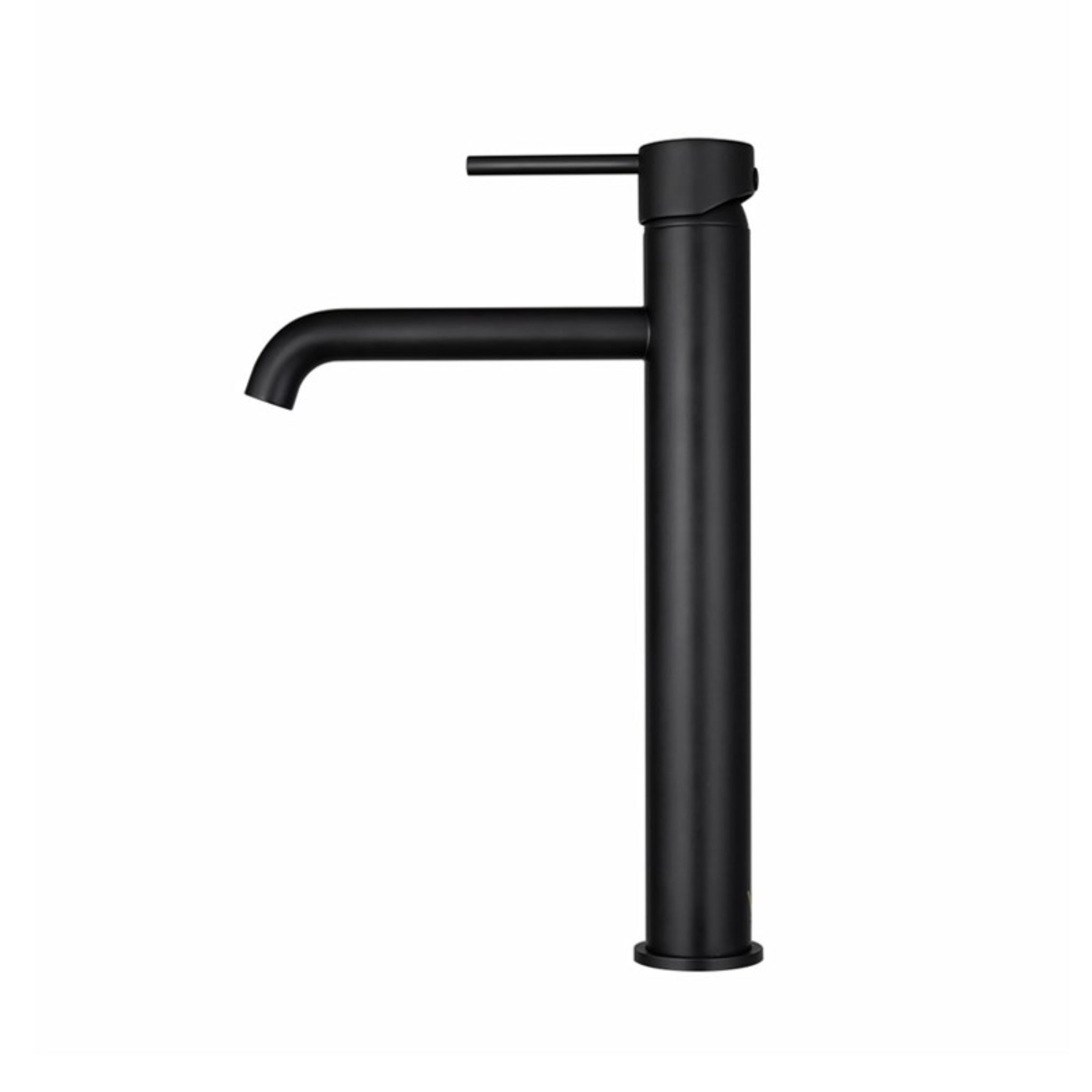 AQUAPERLA LUCID PIN TALL BASIN MIXER 302MM MATTE BLACK