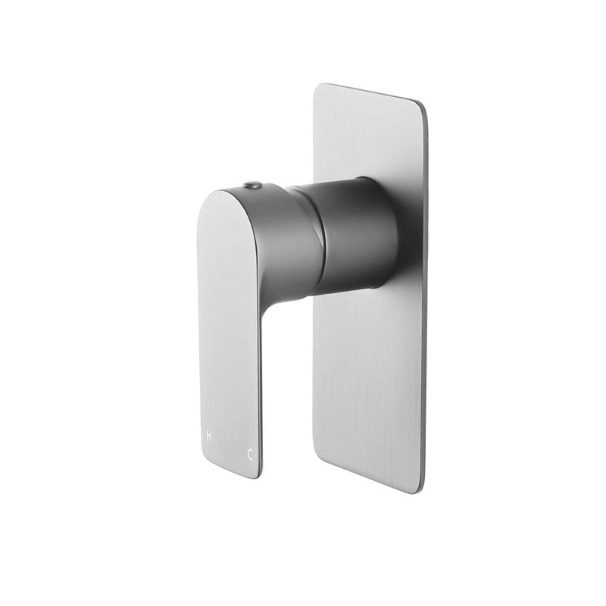 AQUAPERLA VOG WALL MIXER 150MM BRUSHED NICKEL