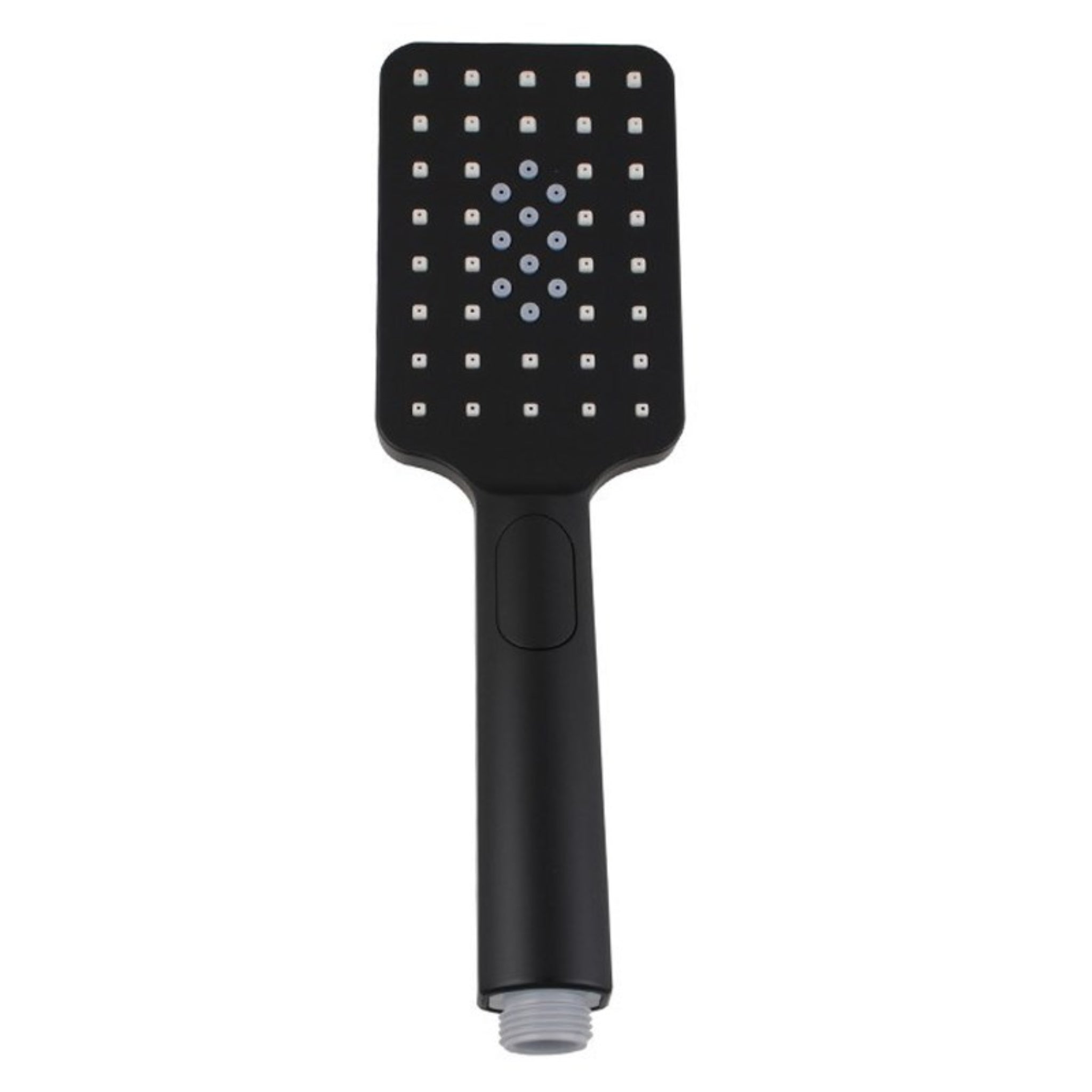 AQUAPERLA SQUARE HANDHELD SHOWER HEAD 80MM BLACK