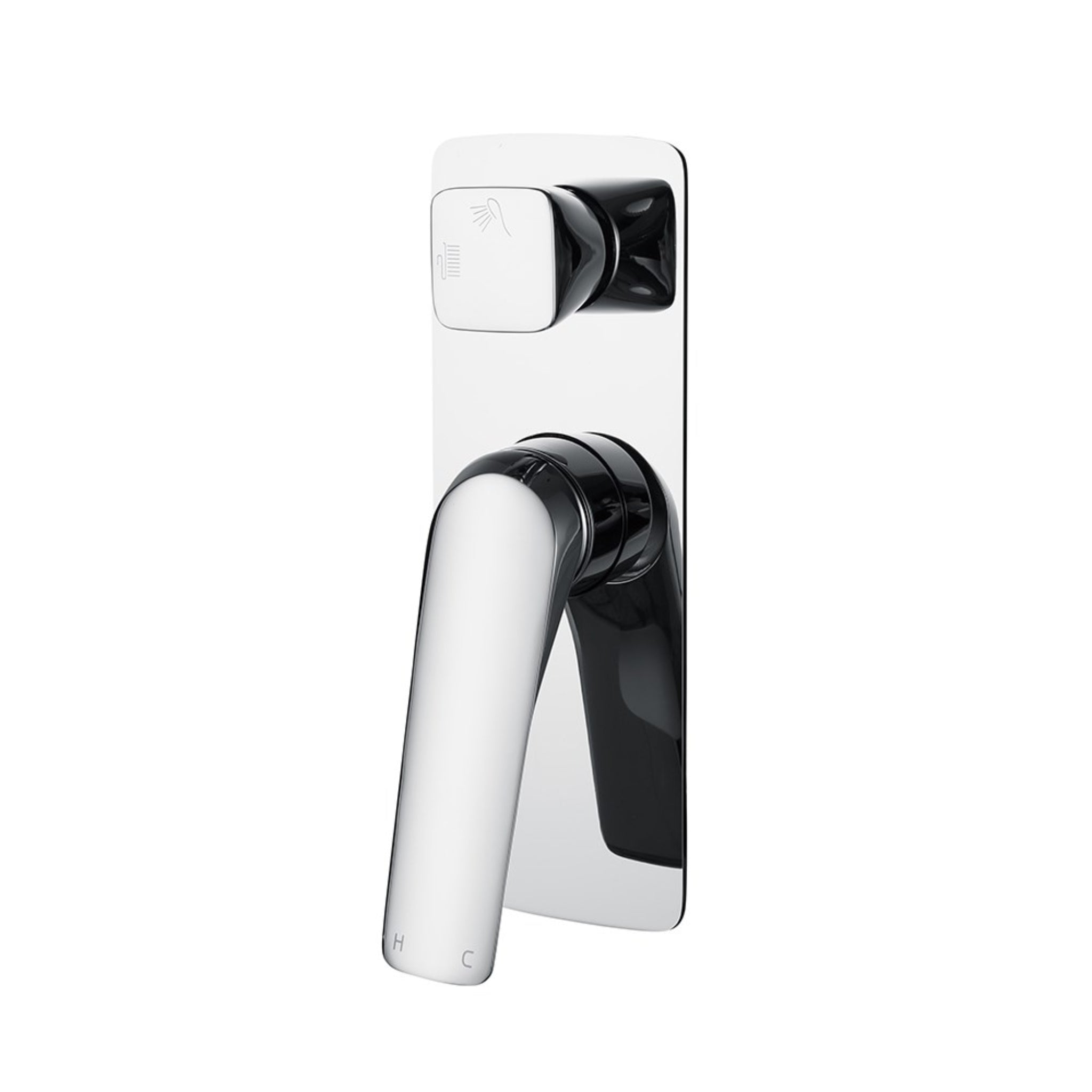 AQUAPERLA AU WALL MIXER WITH DIVERTER 205MM CHROME