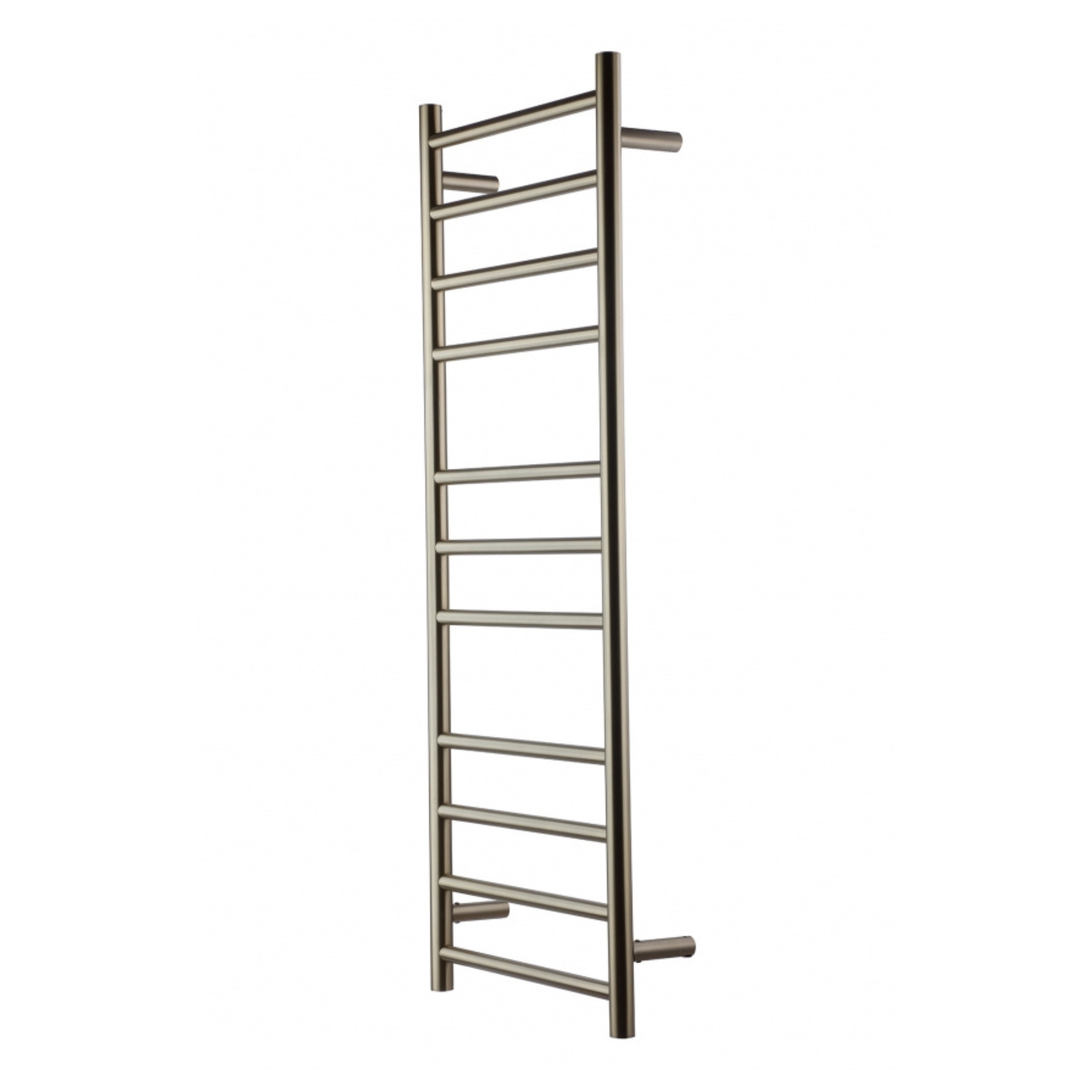 HEIRLOOM GENESIS SLIMLINE HEATED TOWEL RAIL BRUSHED BRASS 1220MM