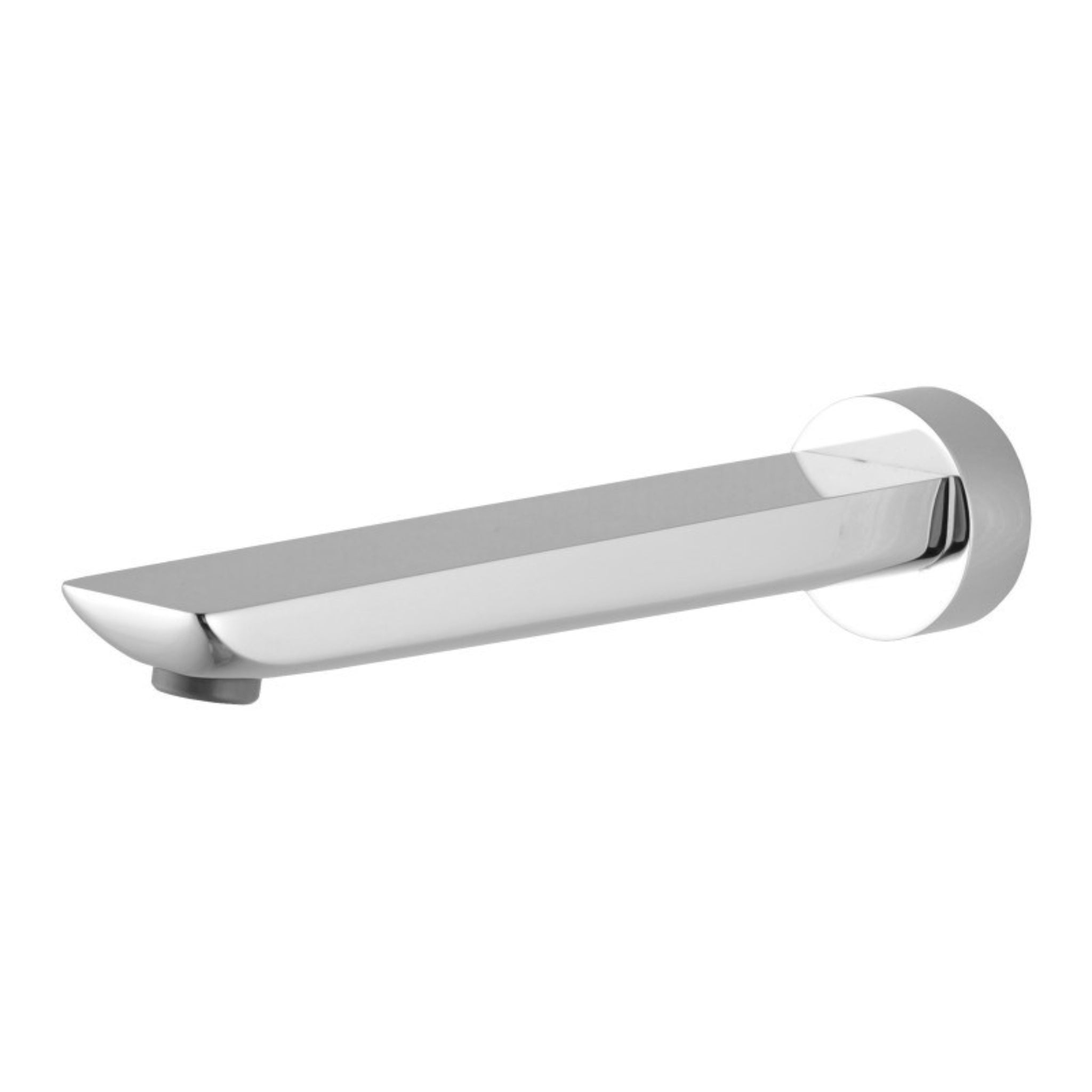 AQUAPERLA RUSHY WALL SPOUT 219MM CHROME