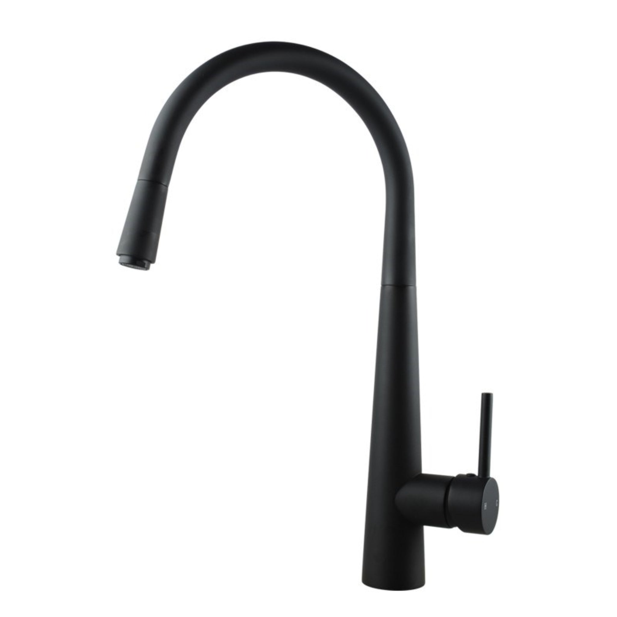 AQUAPERLA PULL OUT KITCHEN MIXER 445MM MATTE BLACK