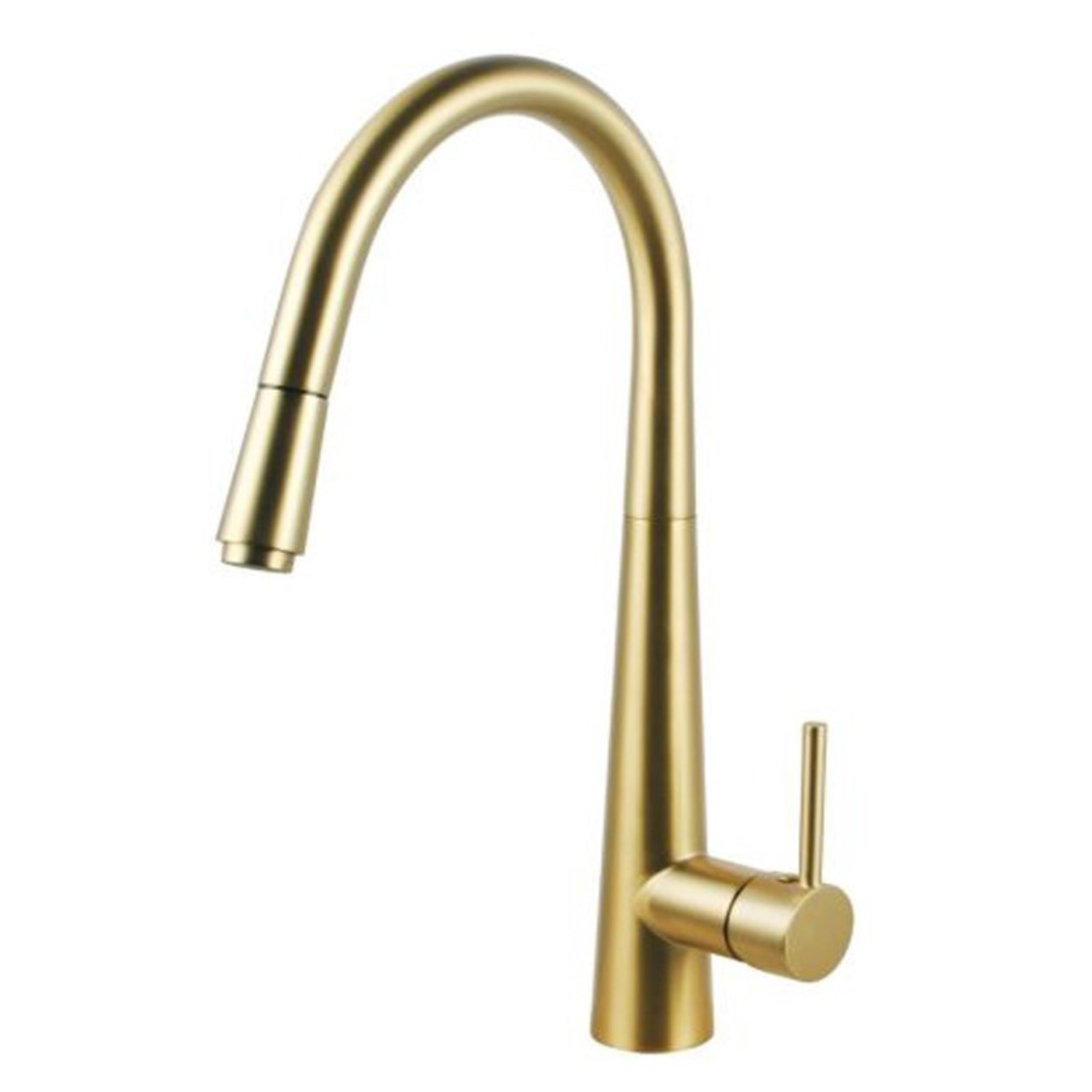 AQUAPERLA PULL OUT KITCHEN MIXER 445MM BRUSHED BRASS