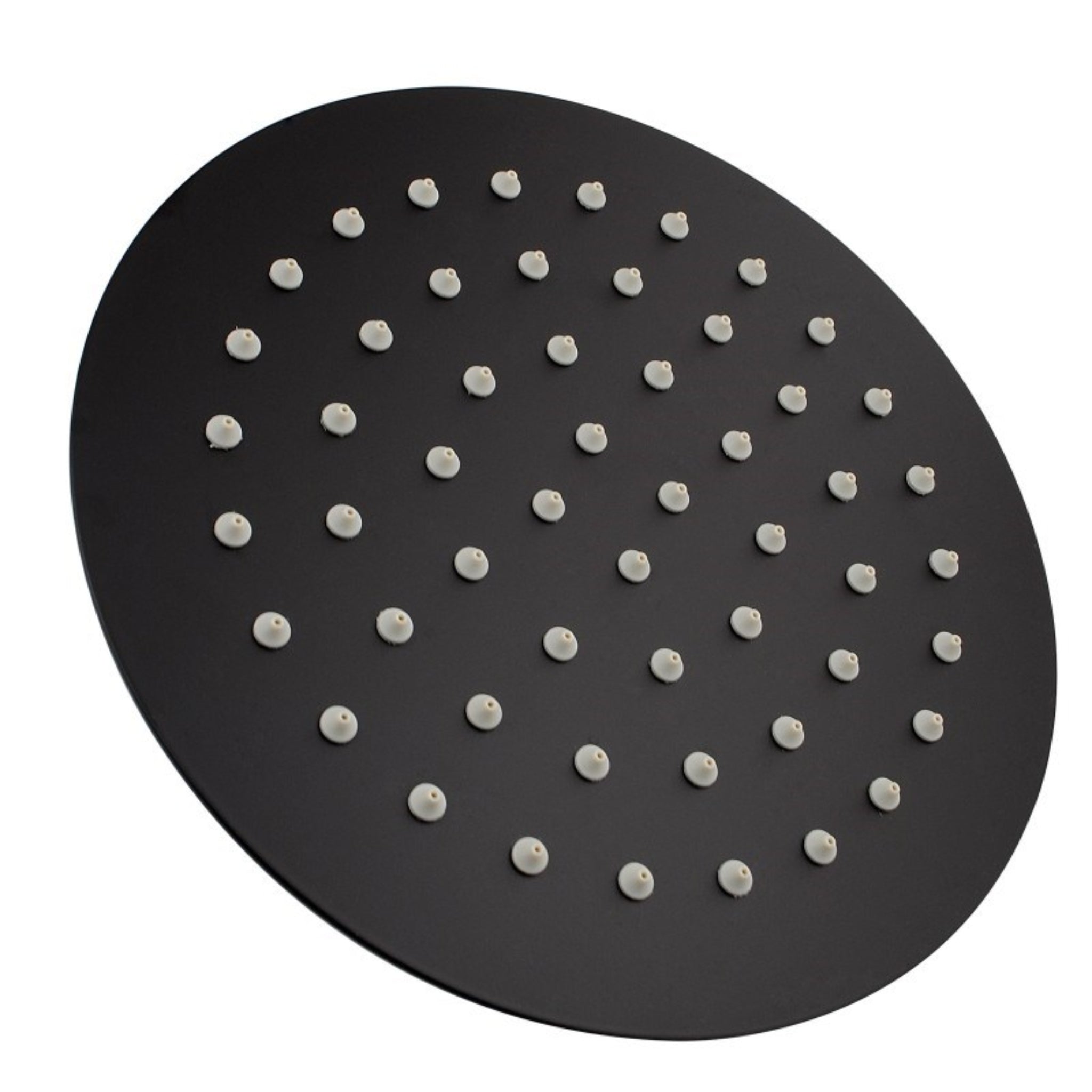 AQUAPERLA ROUND SHOWER HEAD 200MM MATTE BLACK