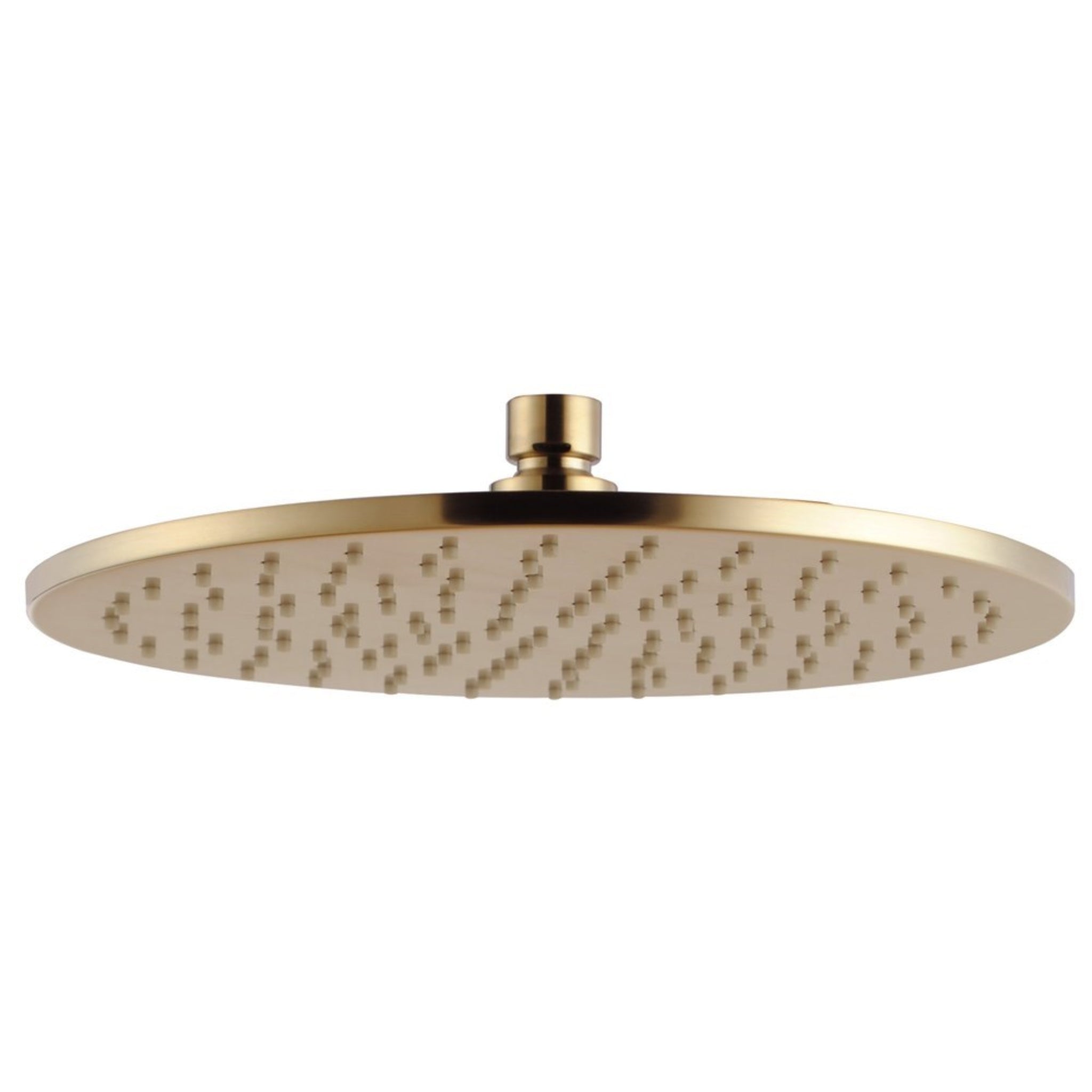 AQUAPERLA ROUND SHOWER HEAD 250MM BRUSHED BRASS