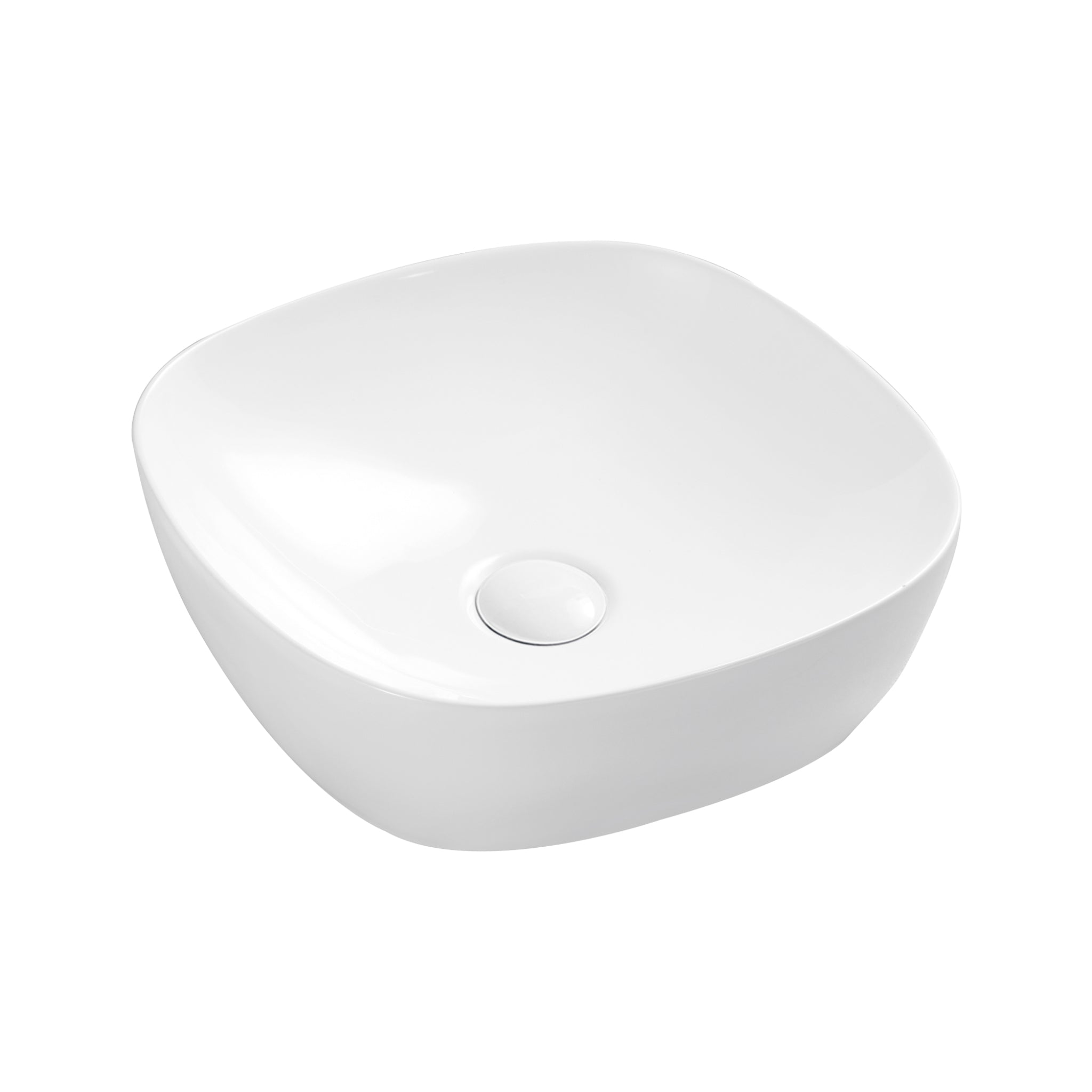 SEIMA LIMNI 370 ABOVE COUNTER BASIN GLOSS WHITE 375MM