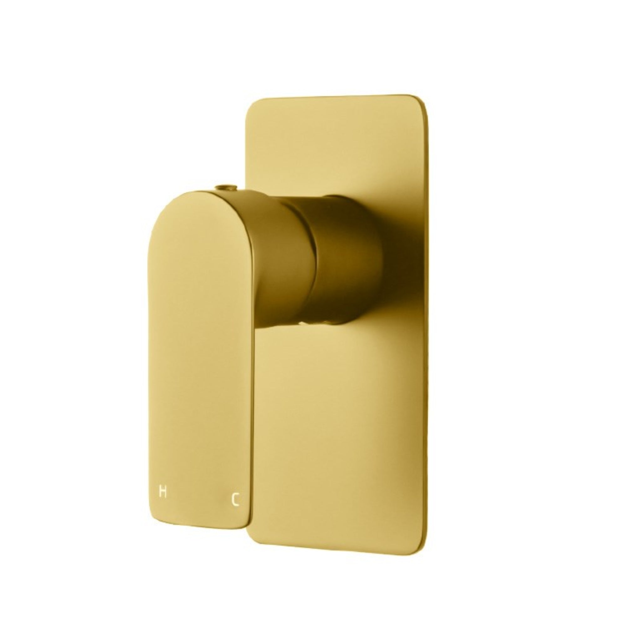 AQUAPERLA VOG WALL MIXER 150MM BRUSHED BRASS