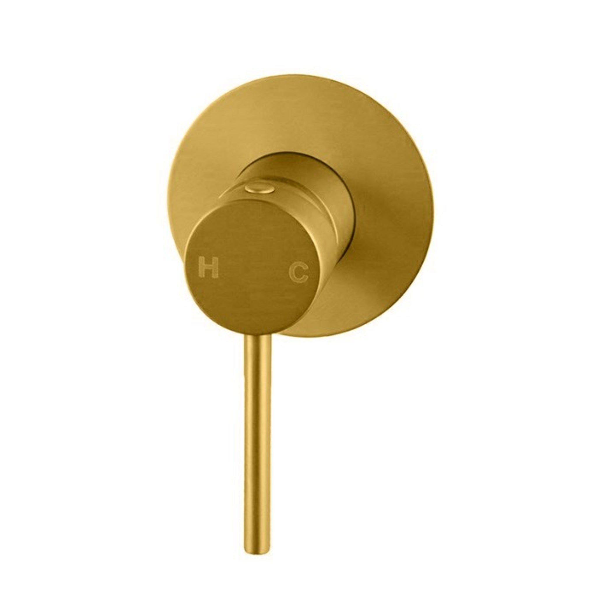 AQUAPERLA LUCID PIN WALL MIXER BRUSHED BRASS