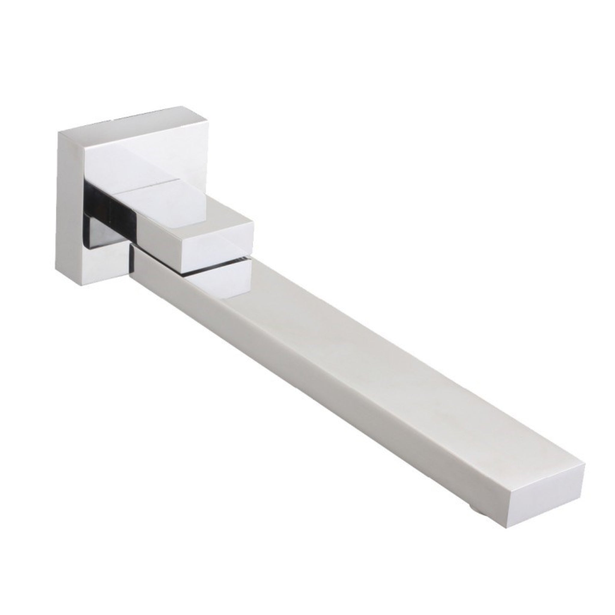 AQUAPERLA SWIVEL BATH WALL SPOUT 259MM CHROME