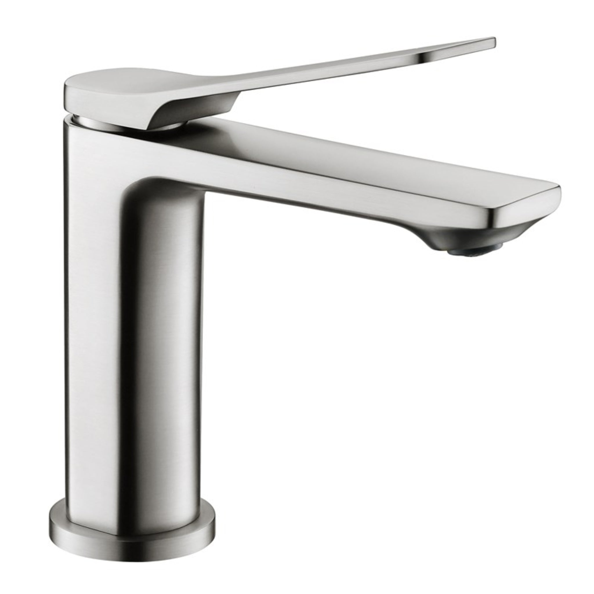 AQUAPERLA RUSHY BASIN MIXER 163MM BRUSHED NICKEL