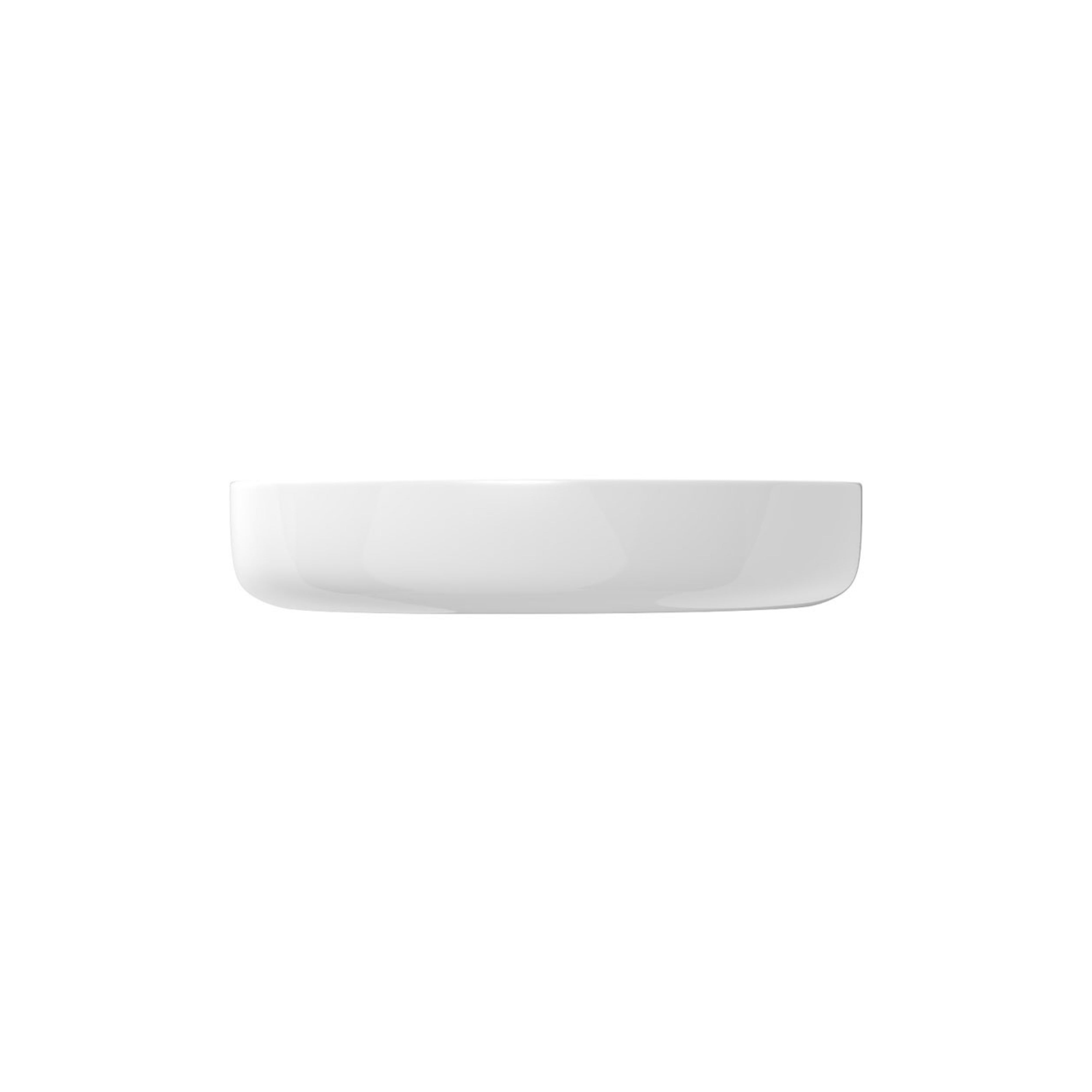 FIENZA PEBBLE ABOVE COUNTER BASIN GLOSS WHITE 500MM