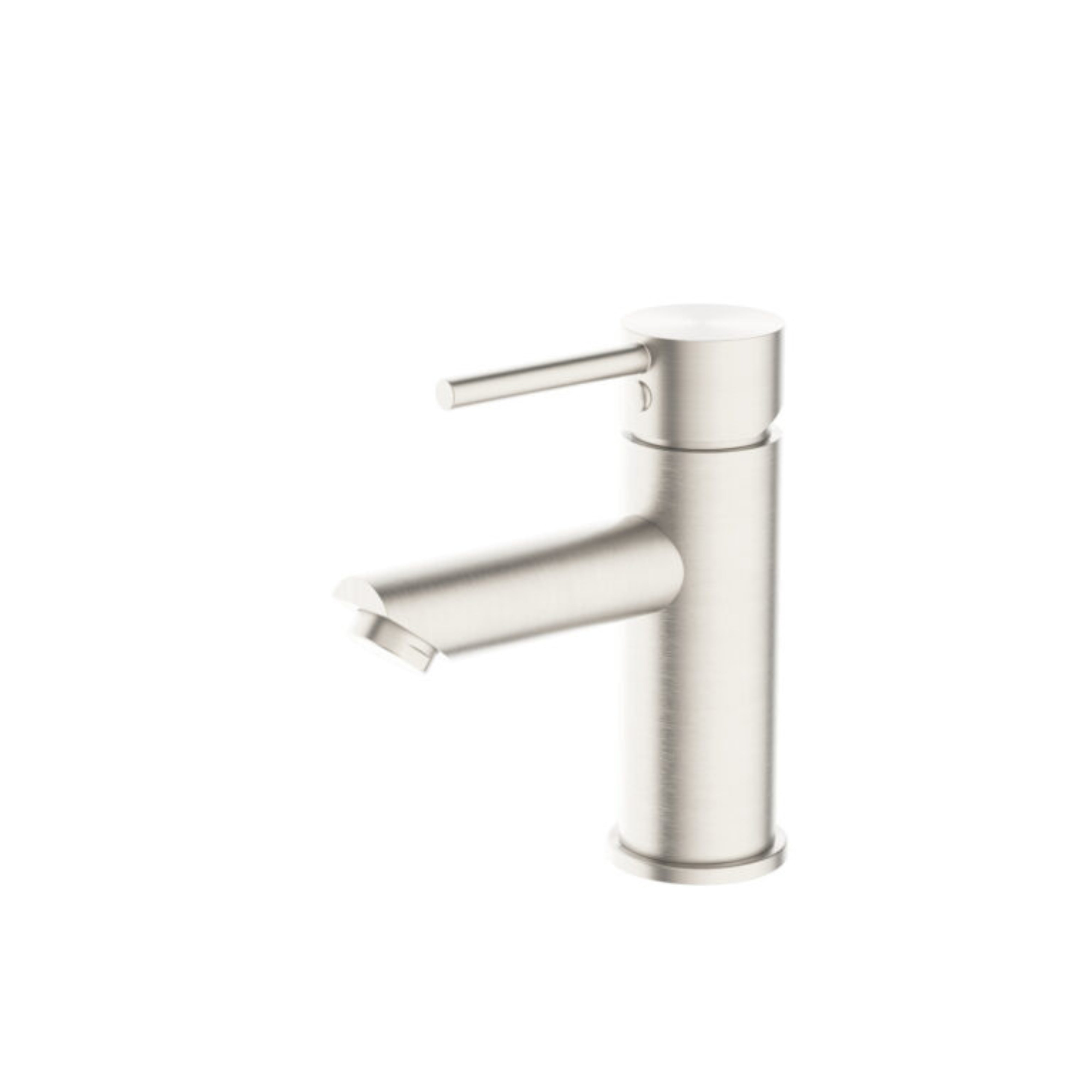 NERO DOLCE BASIN MIXER STRAIGHT SPOUT 156MM BRUSHED NICKEL