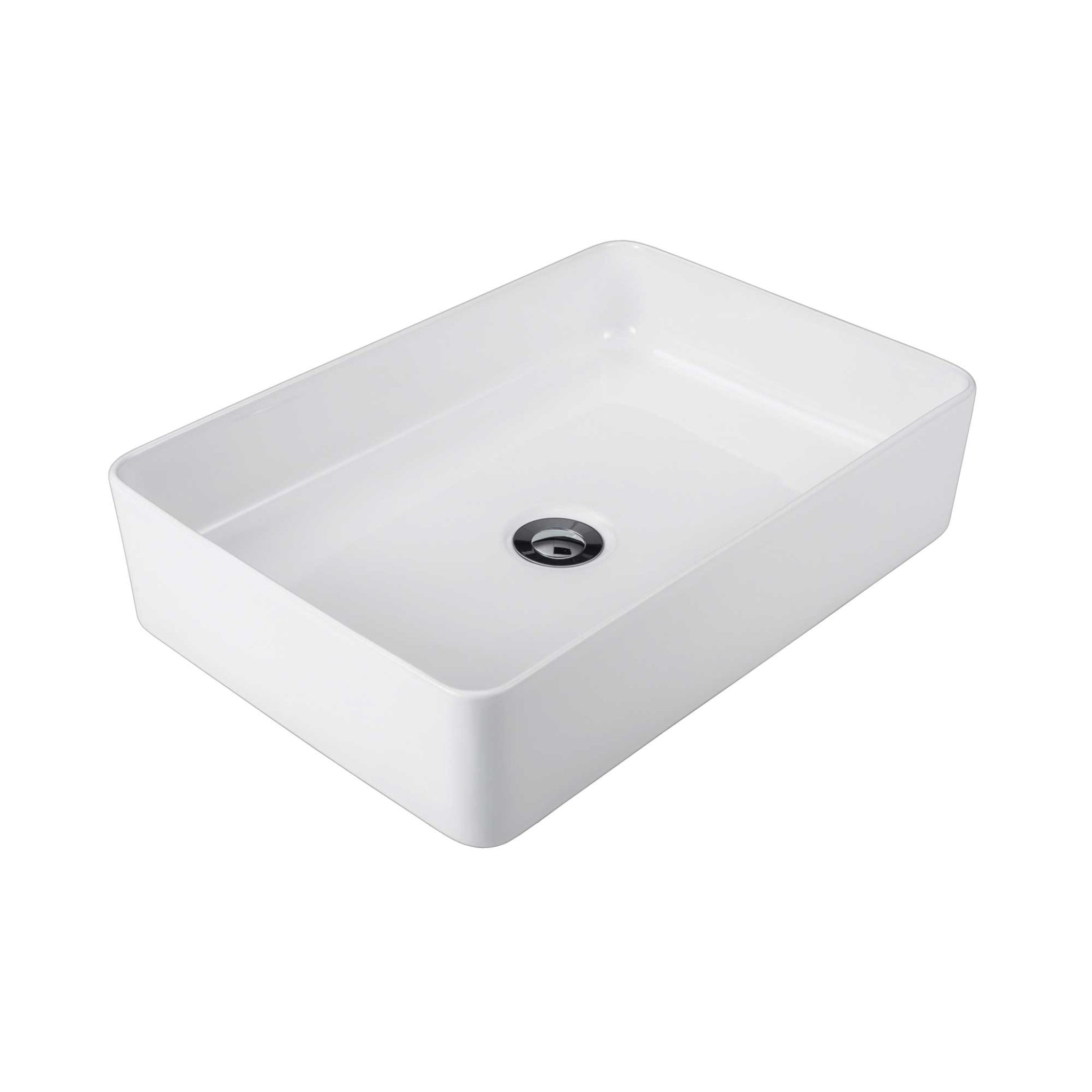 SEIMA PLATI 030 ABOVE COUNTER BASIN GLOSS WHITE 500MM