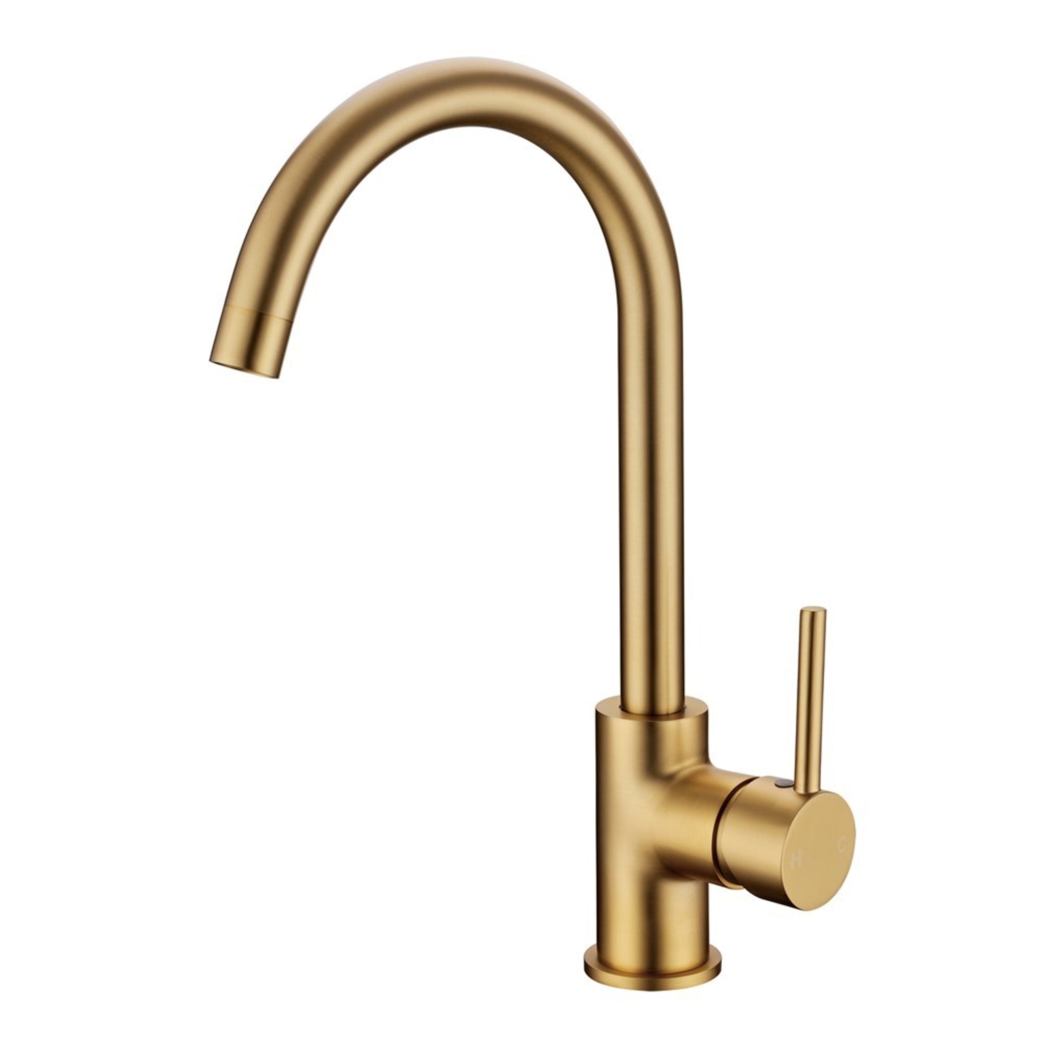 AQUAPERLA KITCHEN MIXER 335MM BRUSHED BRASS