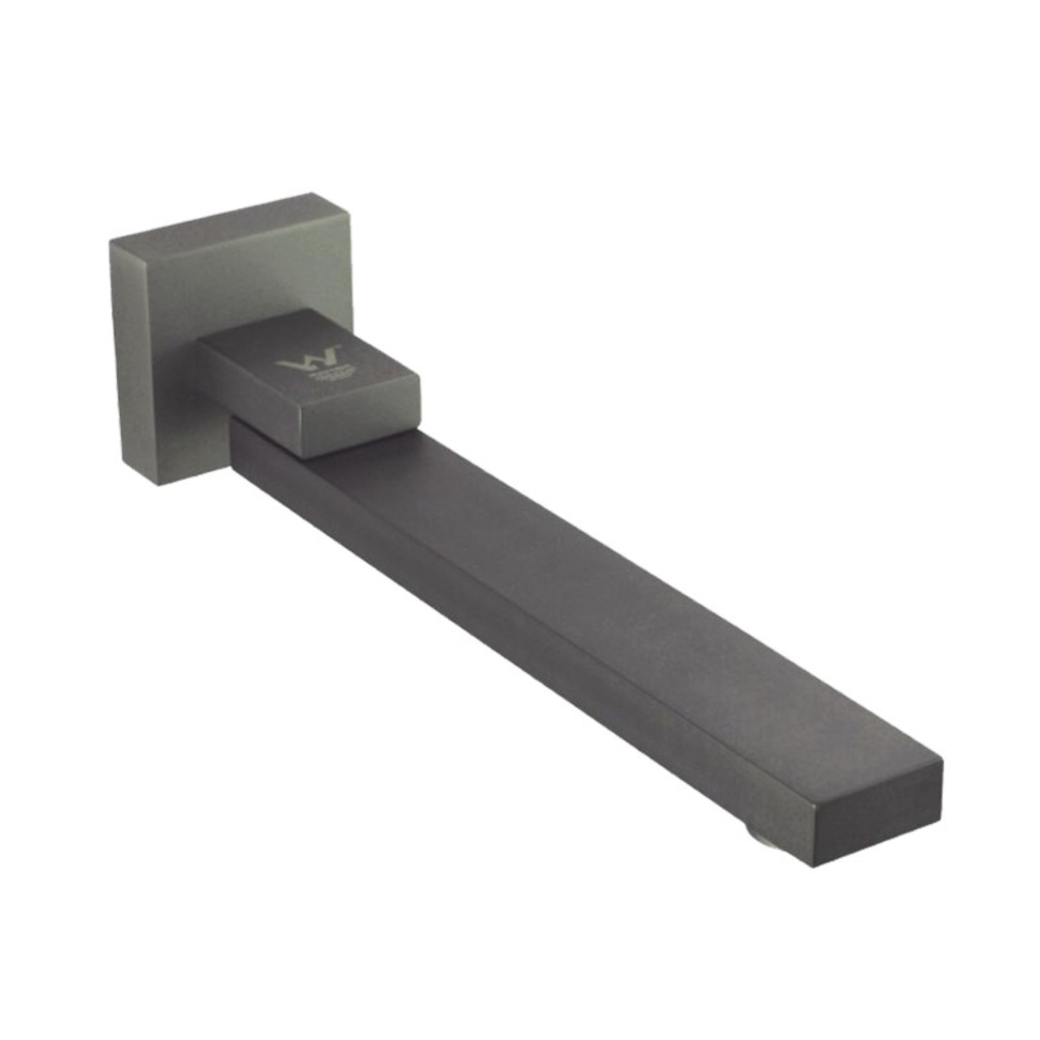 AQUAPERLA WALL BATH SPOUT 259MM GUN METAL