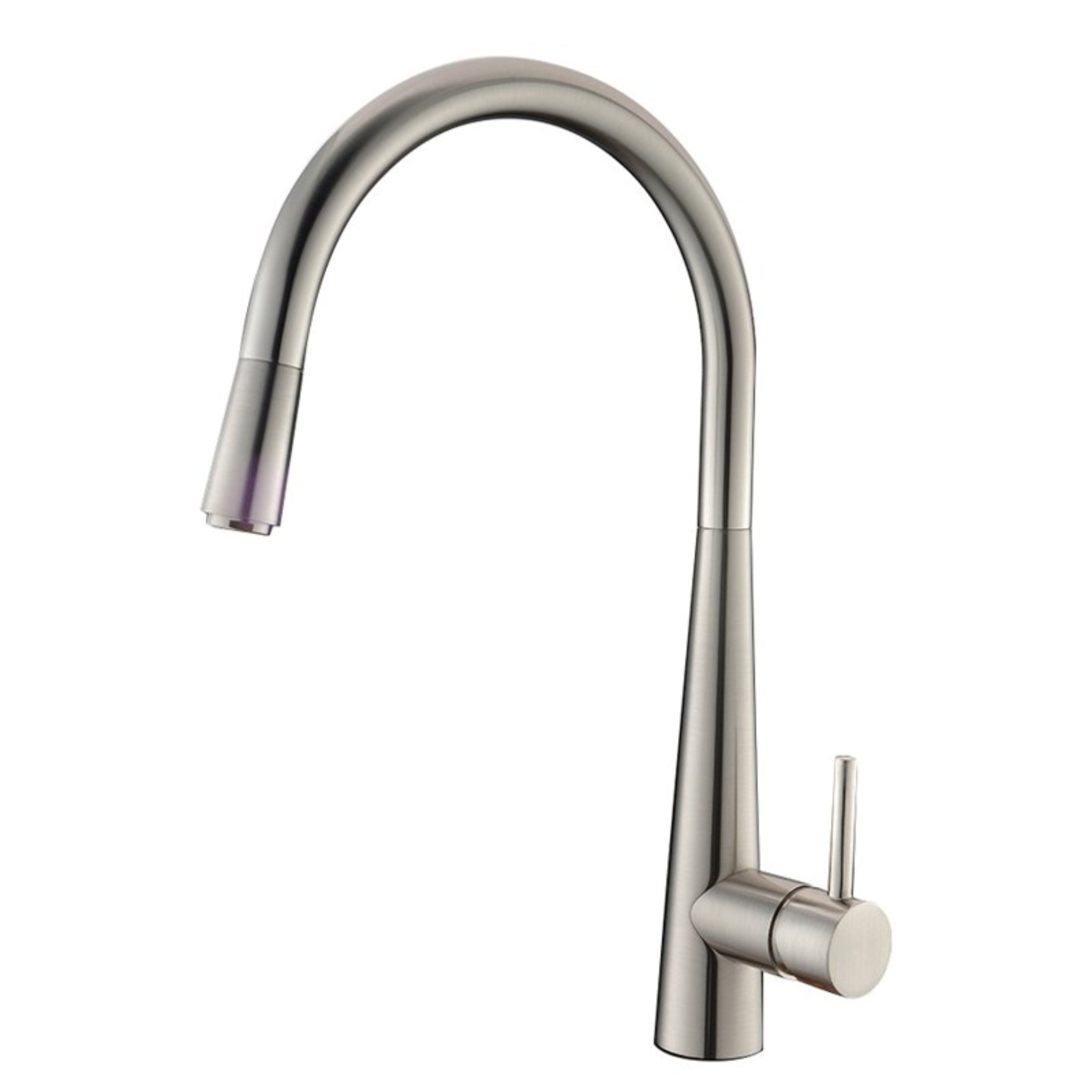 AQUAPERLA PULL OUT KITCHEN MIXER 445MM BRUSHED NICKEL