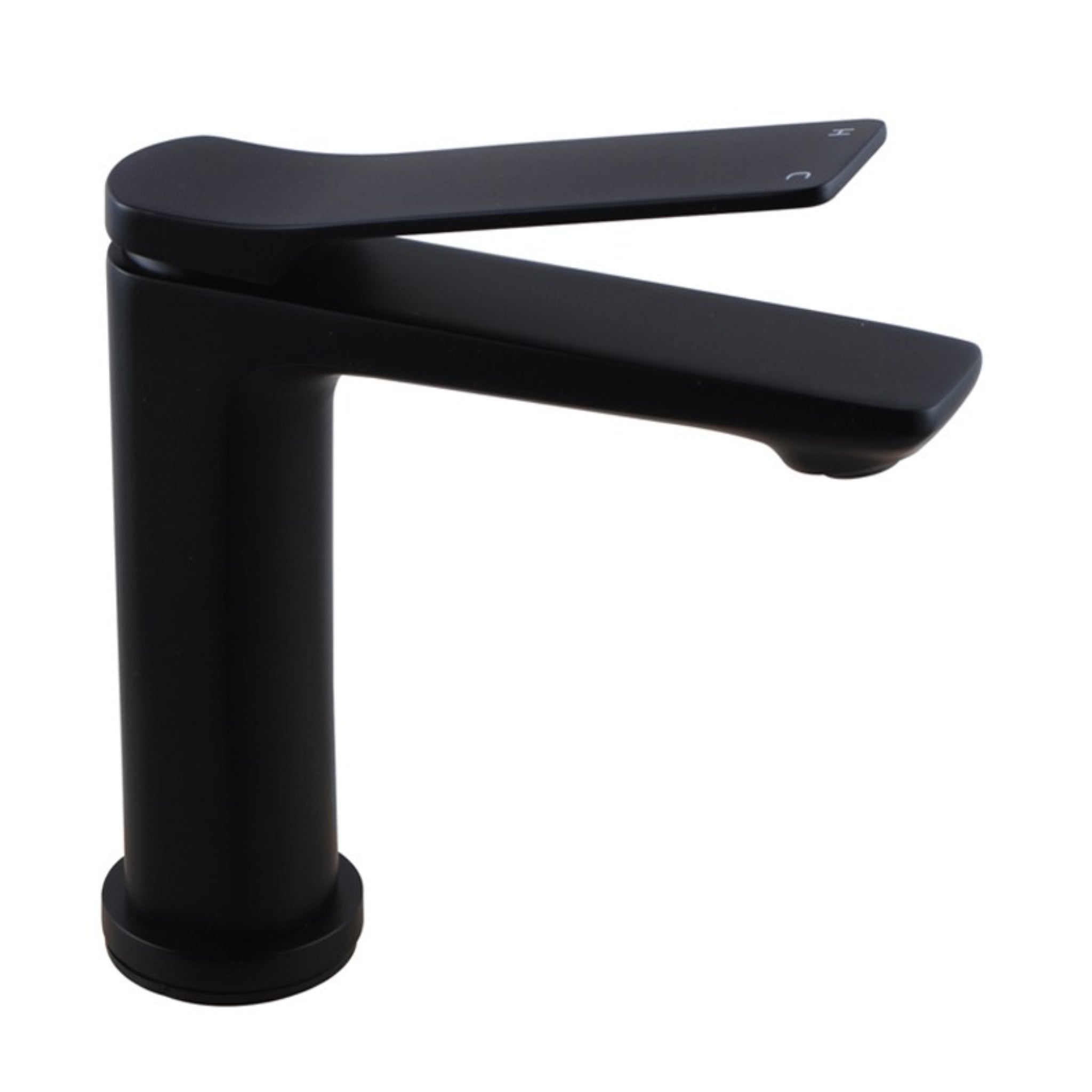 AQUAPERLA RUSHY BASIN MIXER 163MM MATTE BLACK