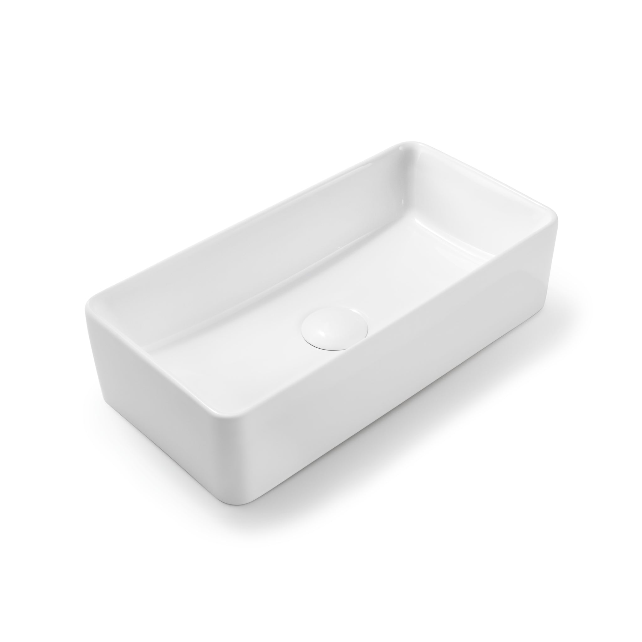 SEIMA PLATI 230 ABOVE COUNTER BASIN GLOSS WHITE 465MM