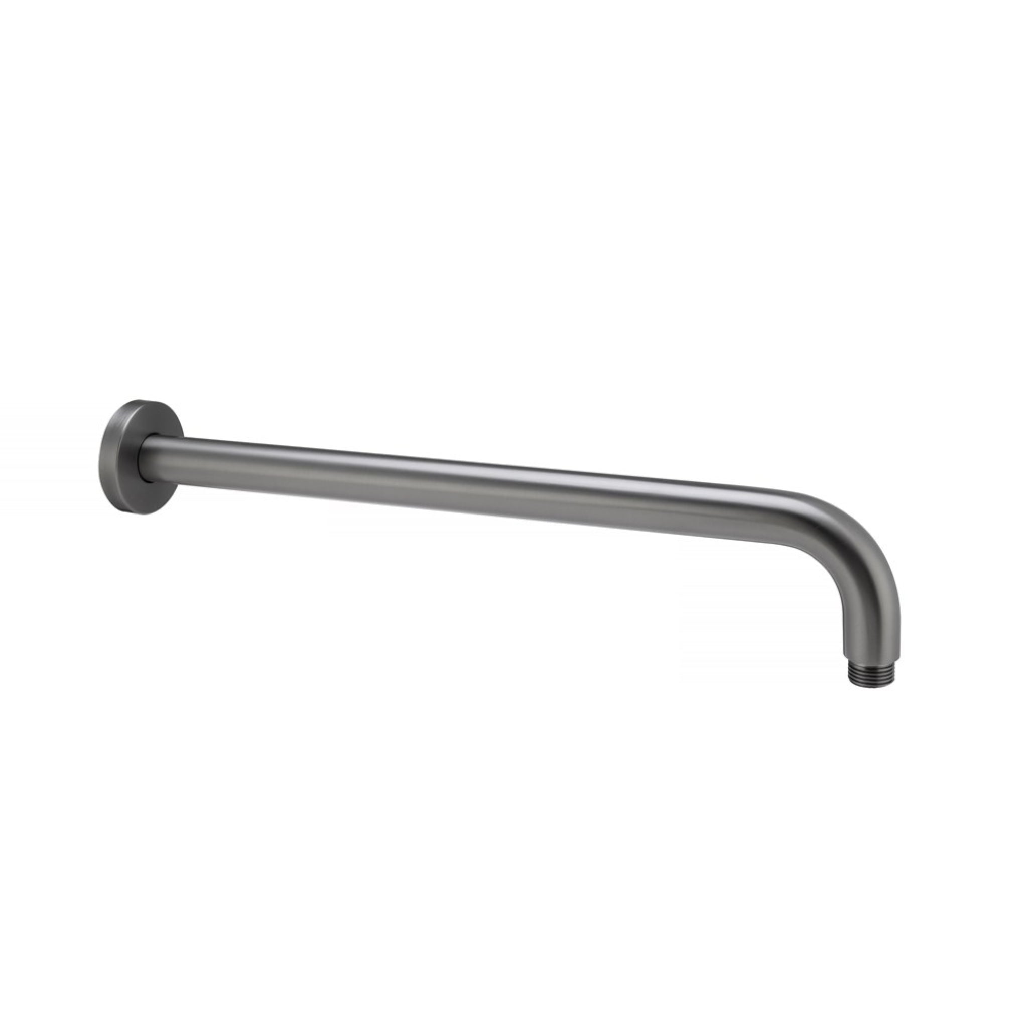 AQUAPERLA ROUND STRAIGHT WALL SHOWER ARM 400MM GUN METAL