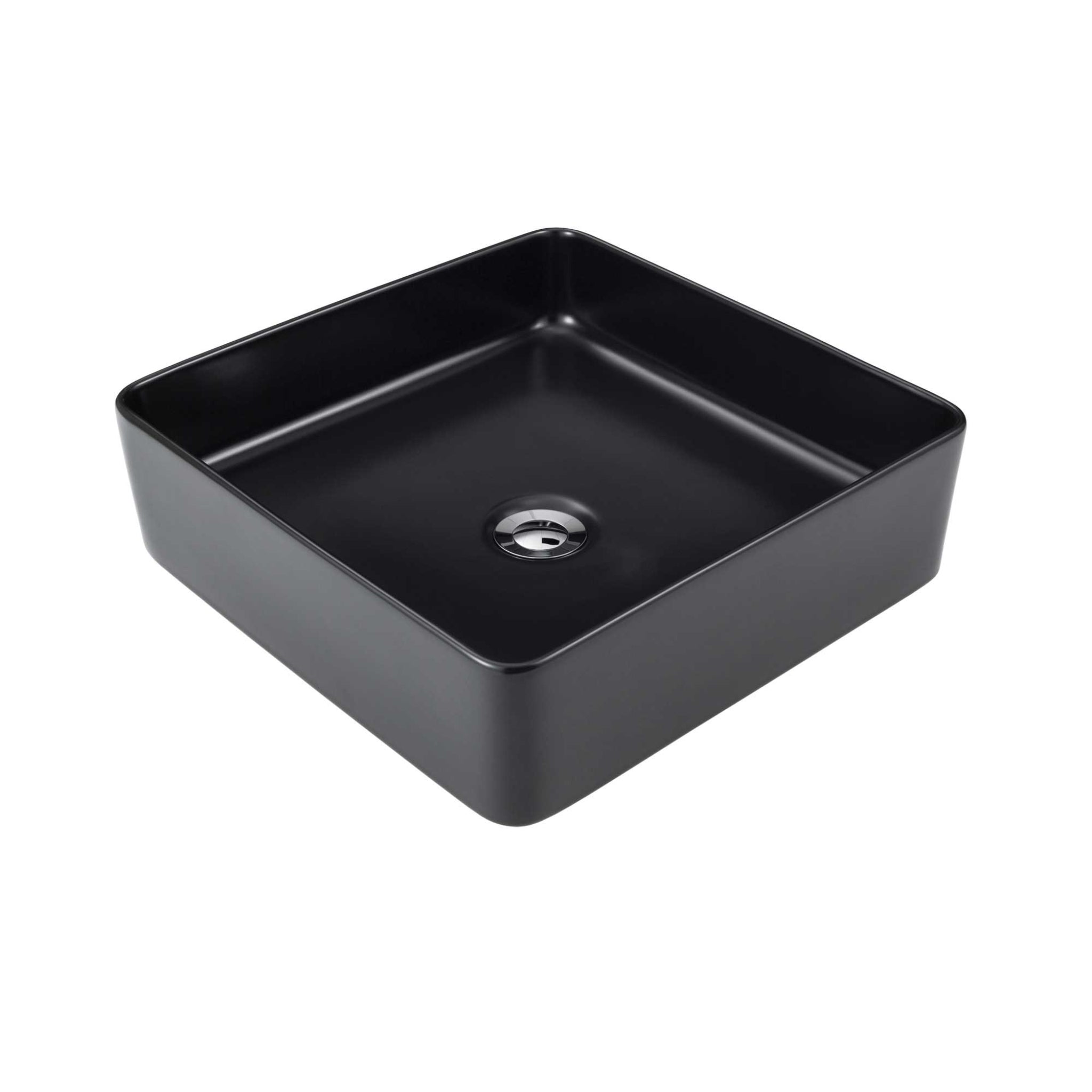 SEIMA PLATI 029 ABOVE COUNTER BASIN SILK MATTE BLACK 400MM