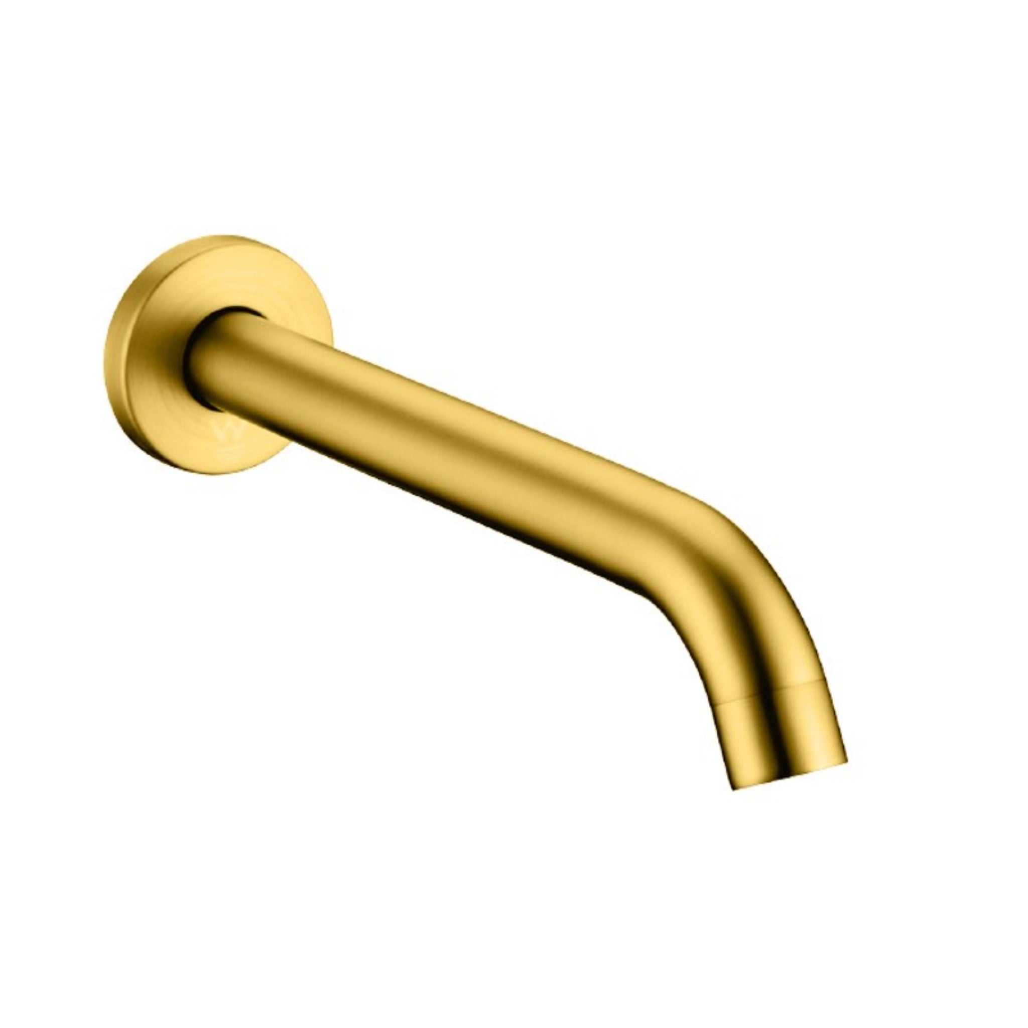 AQUAPERLA LUCID PIN WALL BATH SPOUT 170MM BRUSHED BRASS