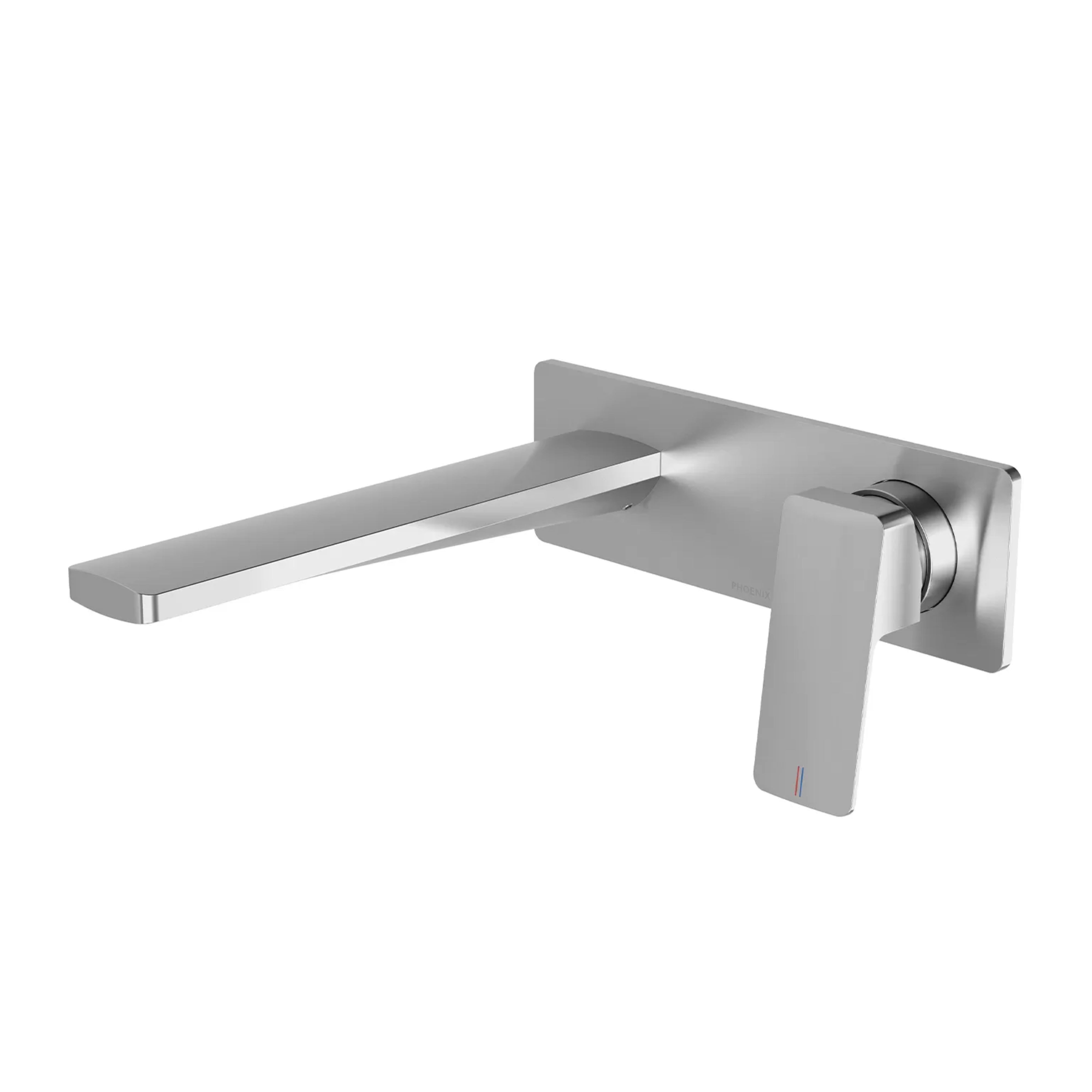 PHOENIX ENVIRO316 WALL BASIN AND BATH MIXER SET 200MM STAINLESS STEEL