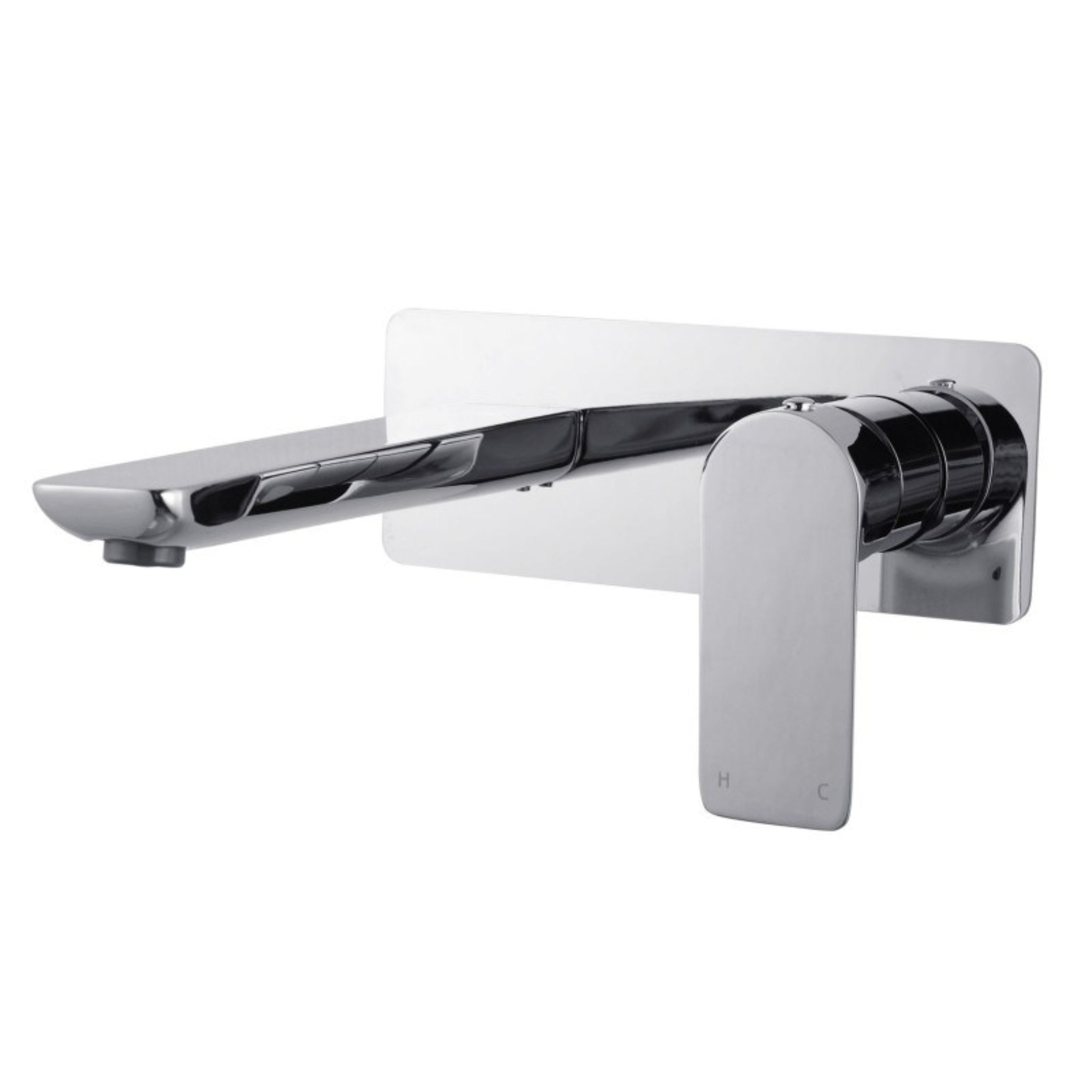 AQUAPERLA VOG WALL MIXER WITH SPOUT 200MM CHROME