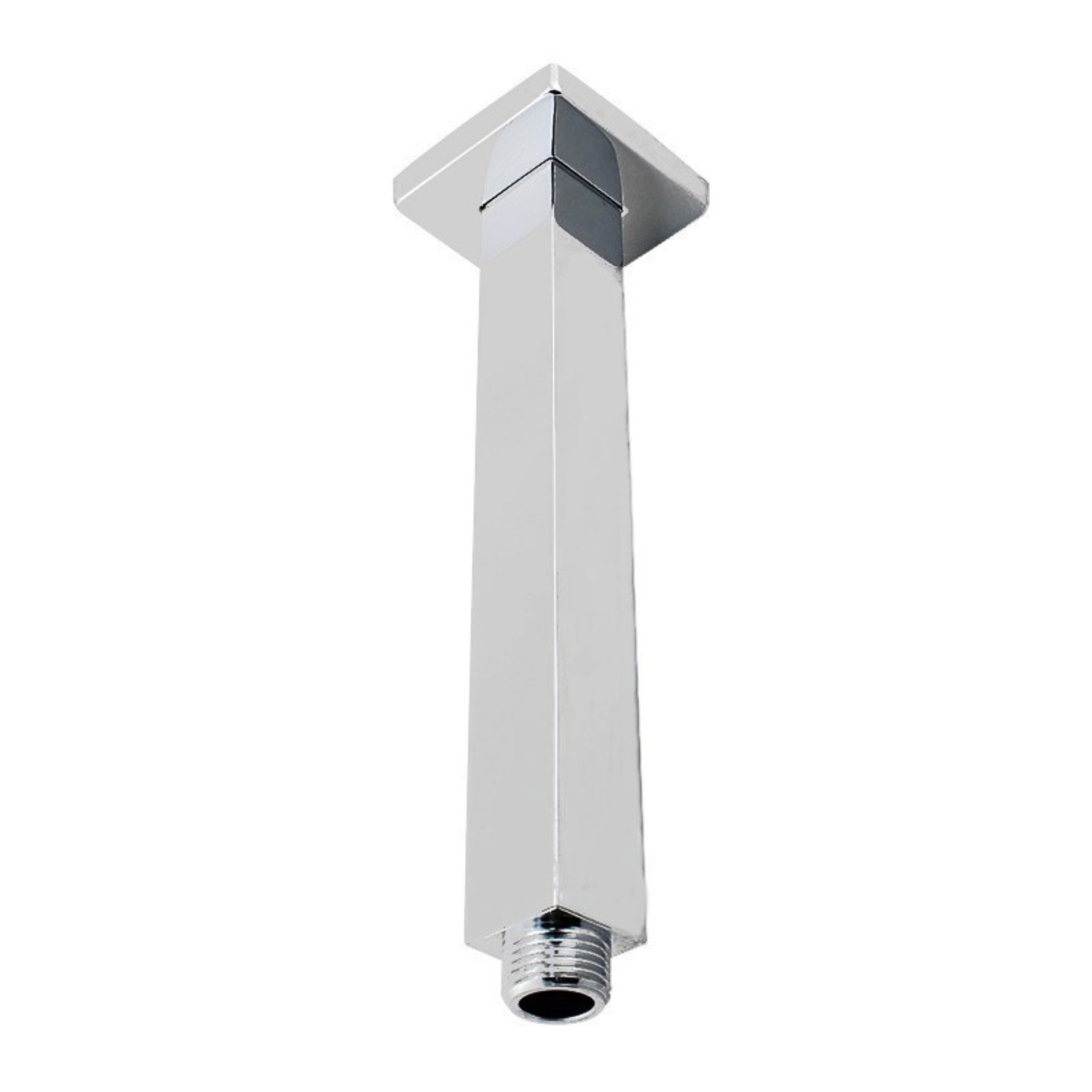 AQUAPERLA SQUARE CEILING SHOWER ARM 200MM CHROME