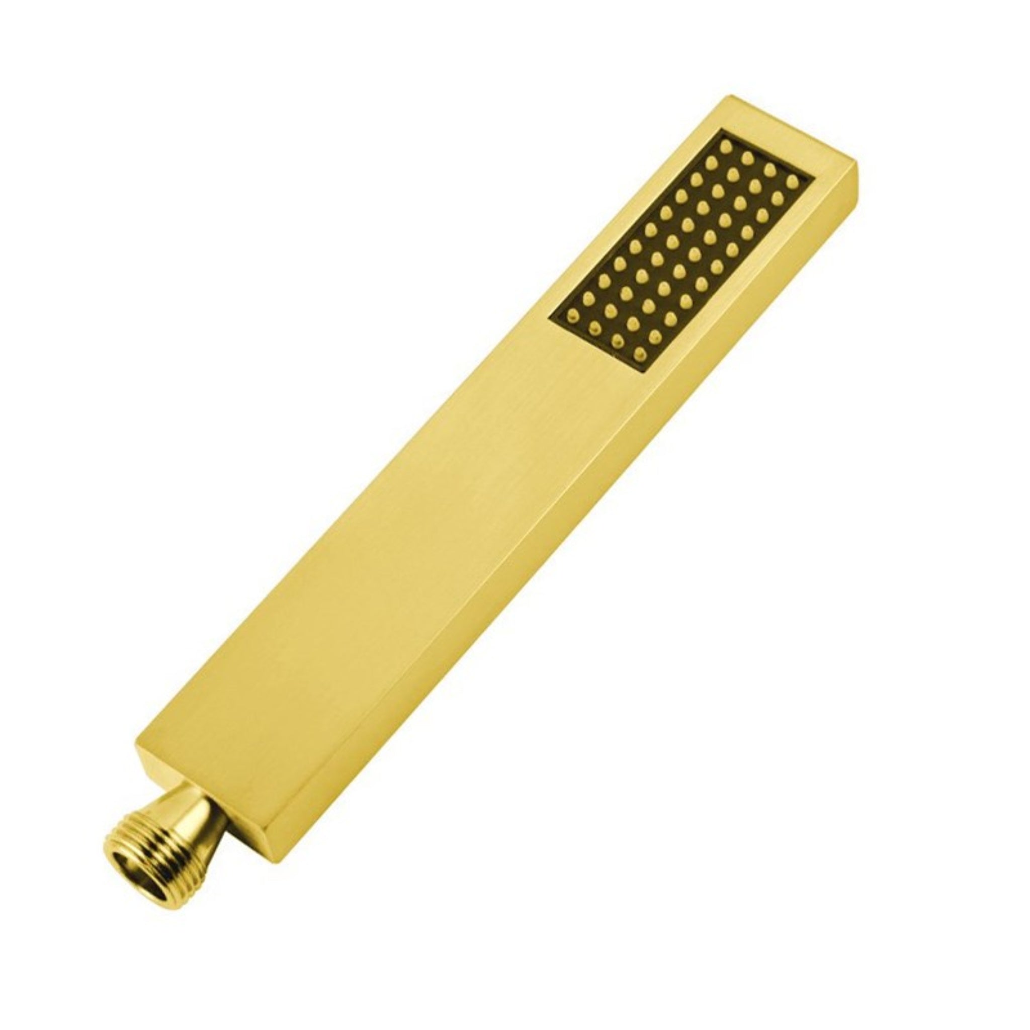 AQUAPERLA SQUARE HANDHELD SHOWER 200MM BRUSHED BRASS