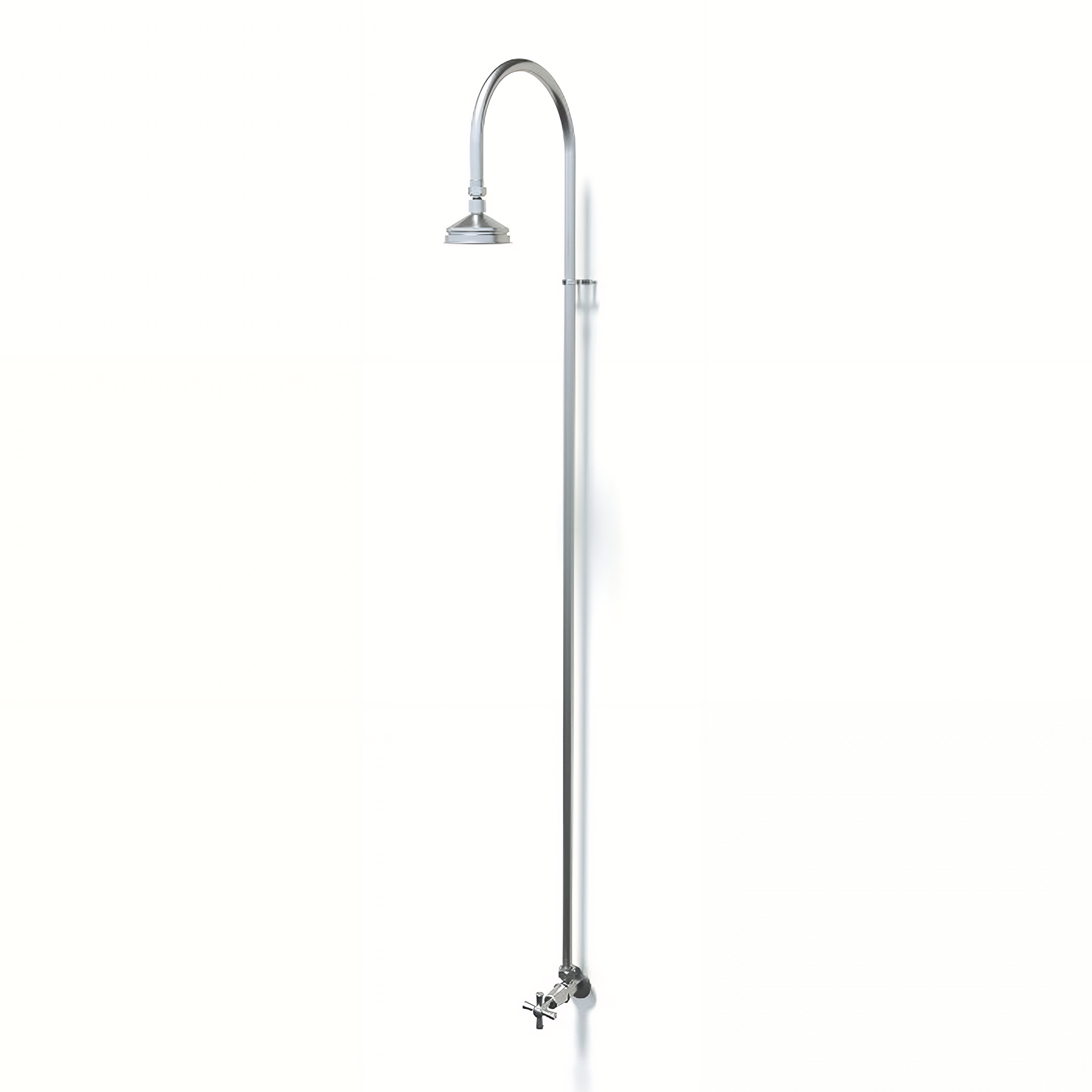 RAINWARE BRIBIE WALL MOUNTED OUTDOOR COLD SHOWER STAINLESS STEEL