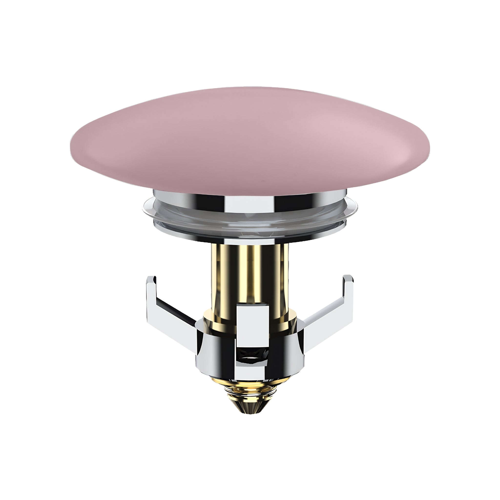 SEIMA SMART POP-OUT BASIN WASTE WITH CERAMIC CAP 32/40MM ROSE QUARTZ