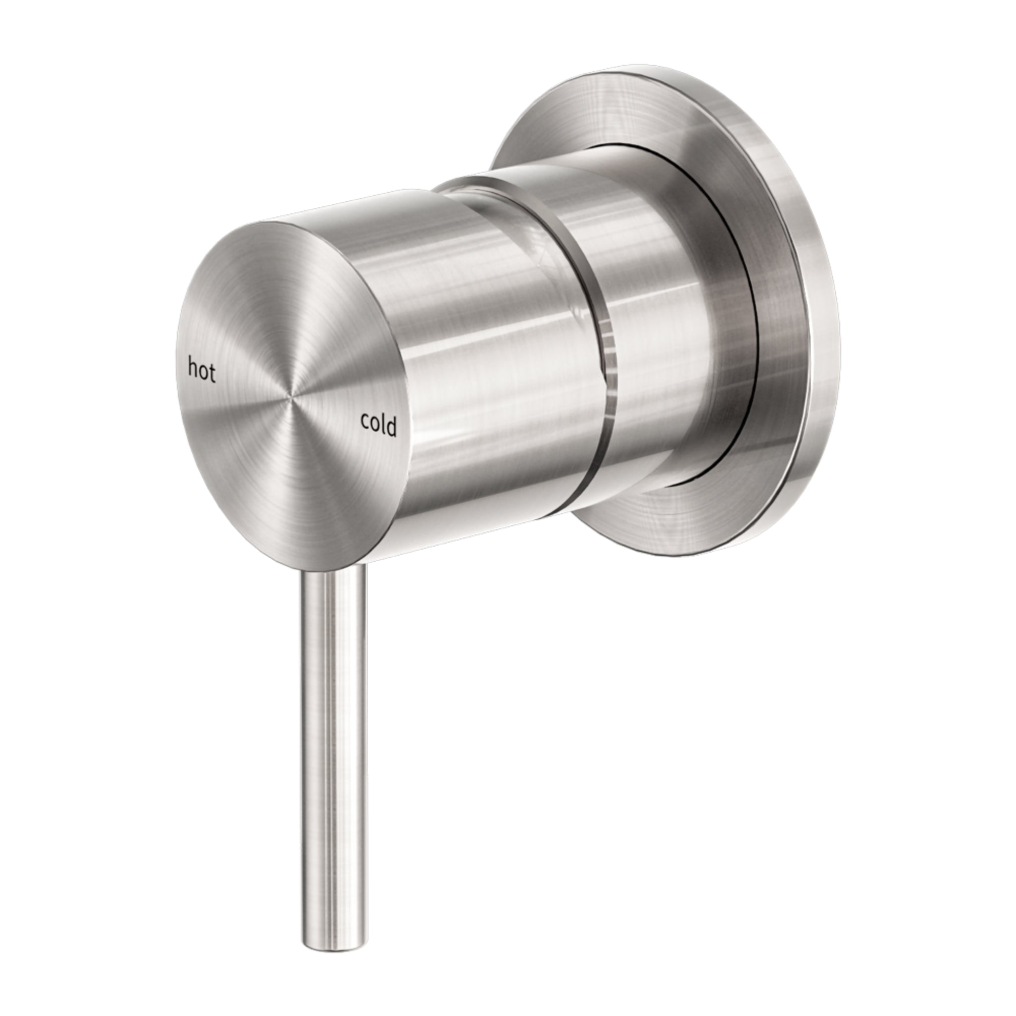 NERO ZEN SHOWER MIXER 80MM BRUSHED NICKEL