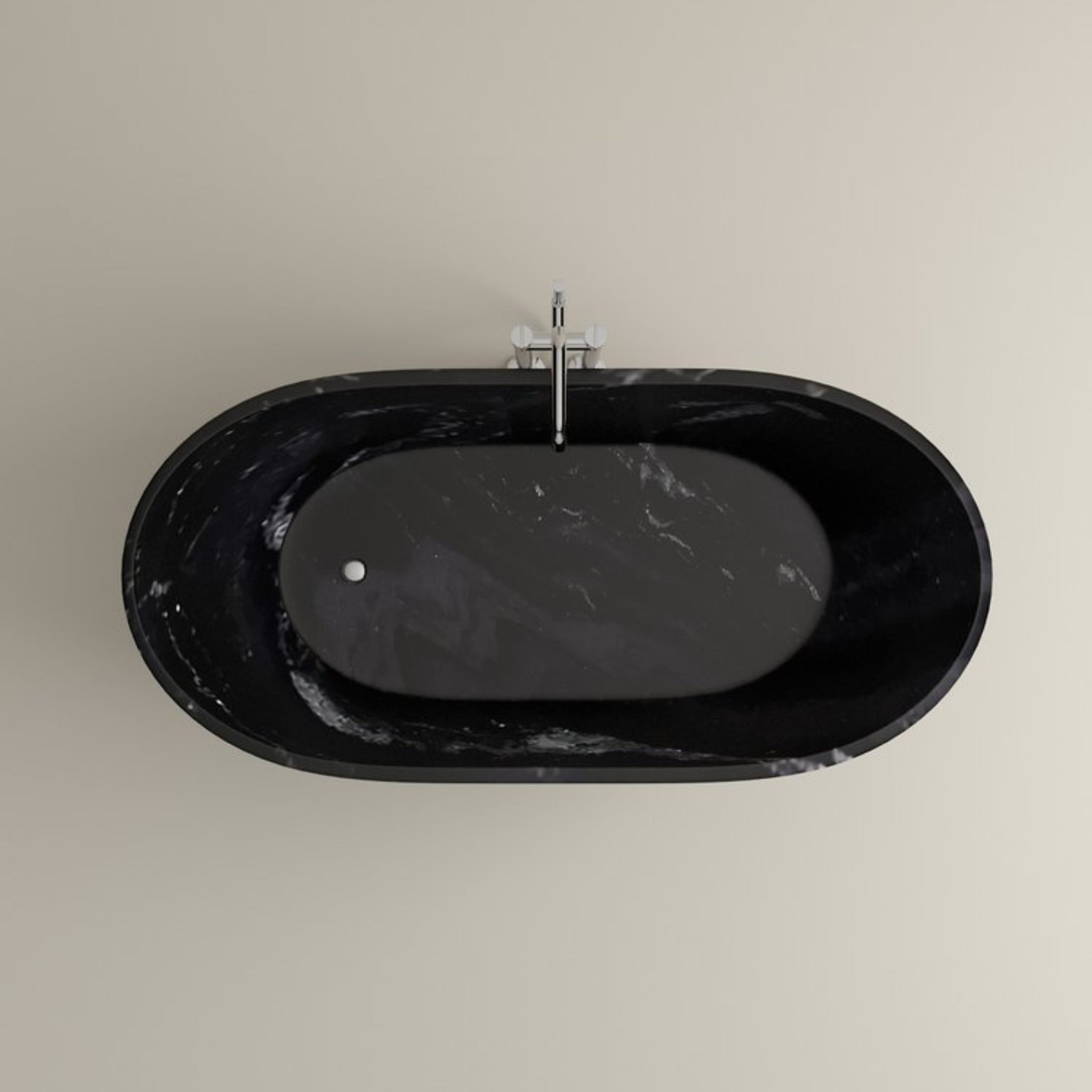 CARVUS PANNA MARBLE FREESTANDING BATHTUB RAJASTHAN BHAINSLANA BLACK (ALL SIZES)