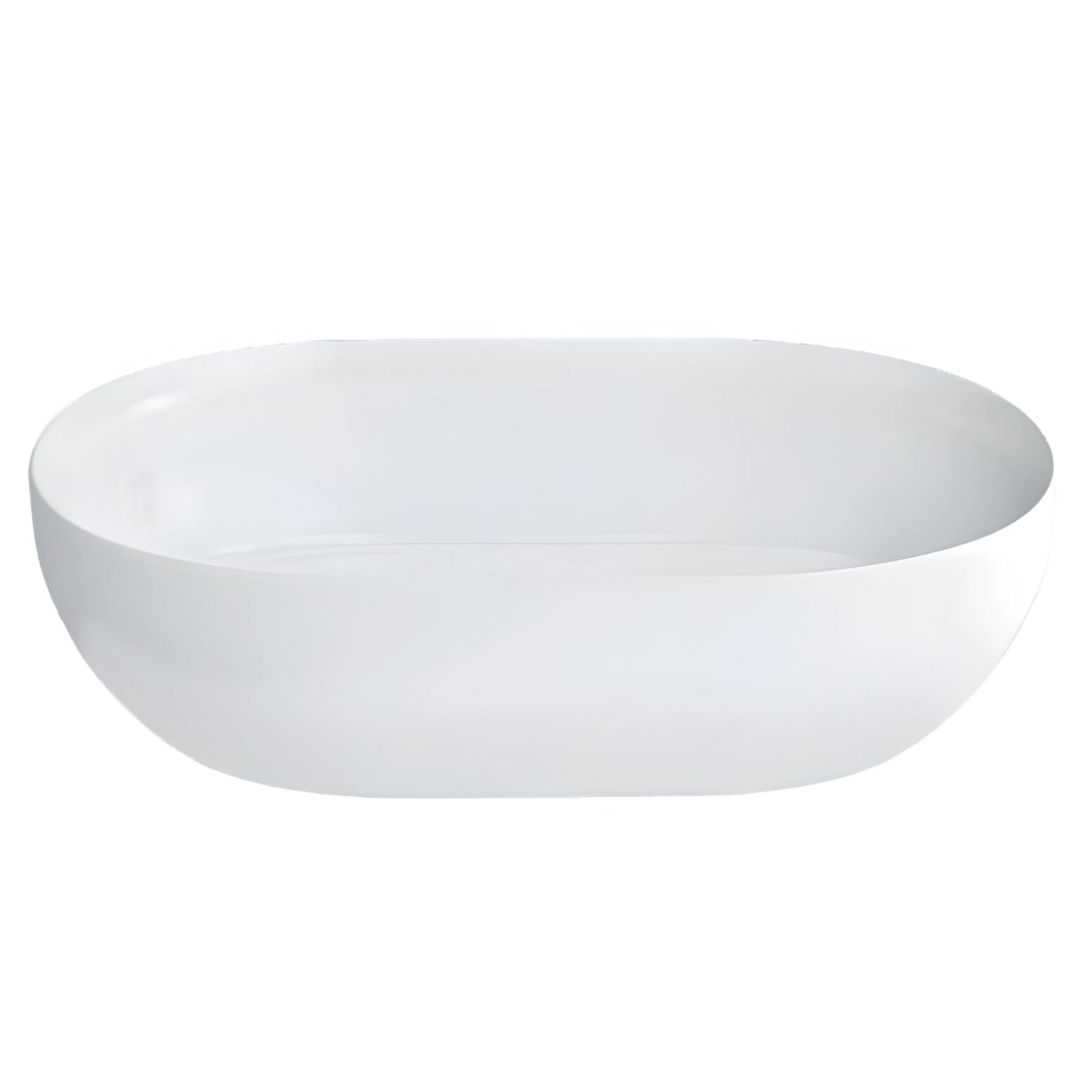 GARETH ASHTON FORMOSA CLEARSTONE ABOVE COUNTER BASIN MATTE WHITE 550MM